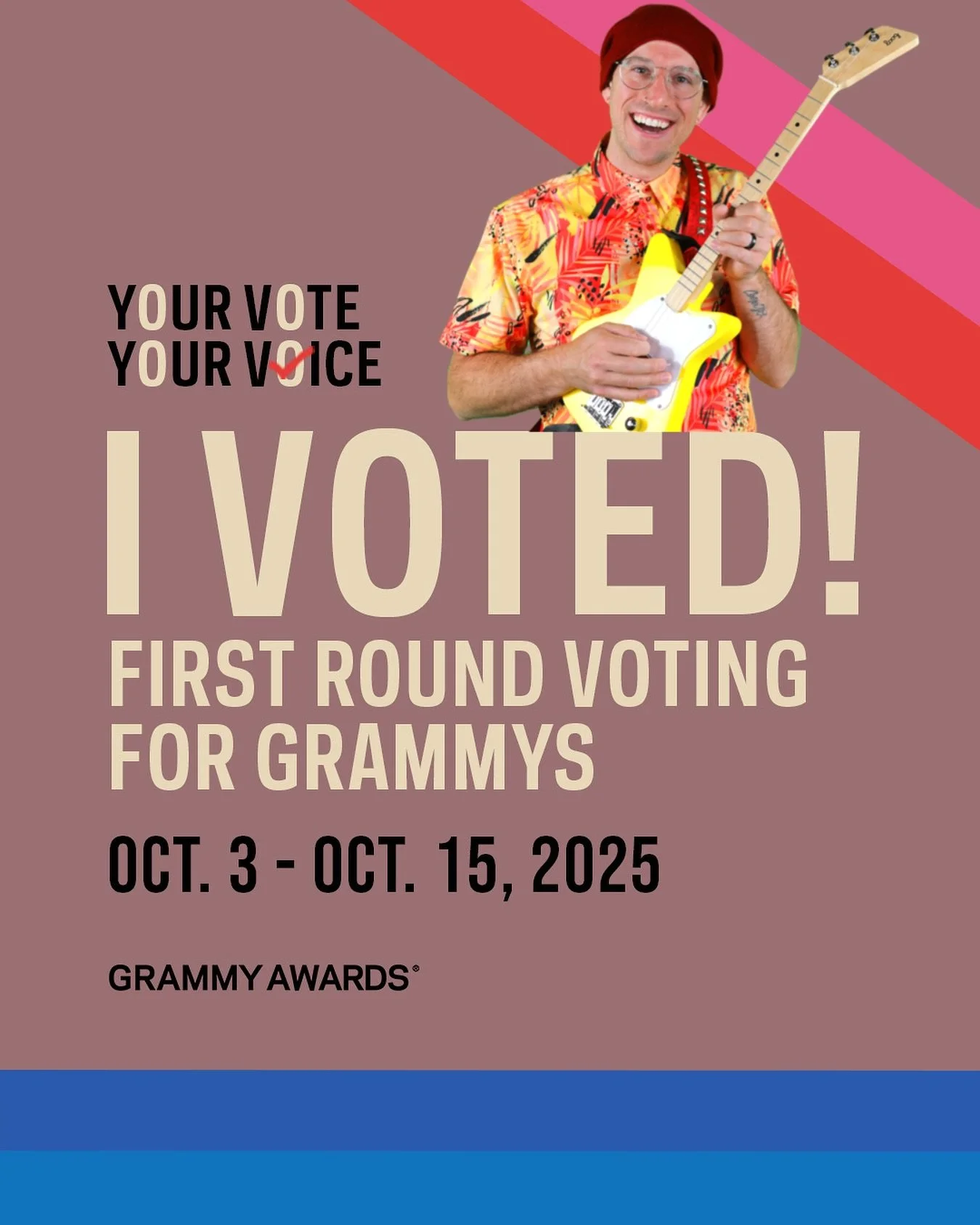 So grateful to be a part of the Recording Academy! 🎶
This season, I had the honor of listening to hundreds of incredible projects across so many genres on the GRAMMY ballot. I discovered some of the greatest albums I’ve ever heard, especially