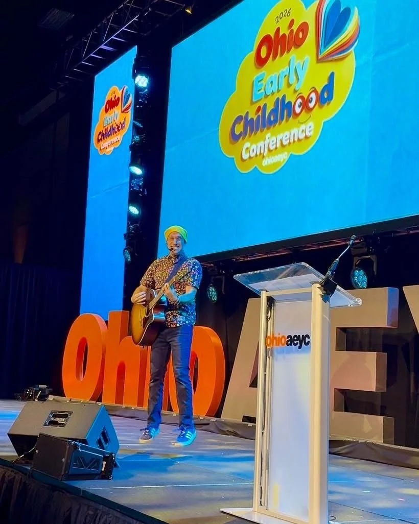 What else can I say about @ohioaeyc Early Childhood Conference? It was an honor to be a Featured Speaker and connect with so many educators, librarians, fellow children&rsquo;s musicians, and administrators all doing the real work to make the world b