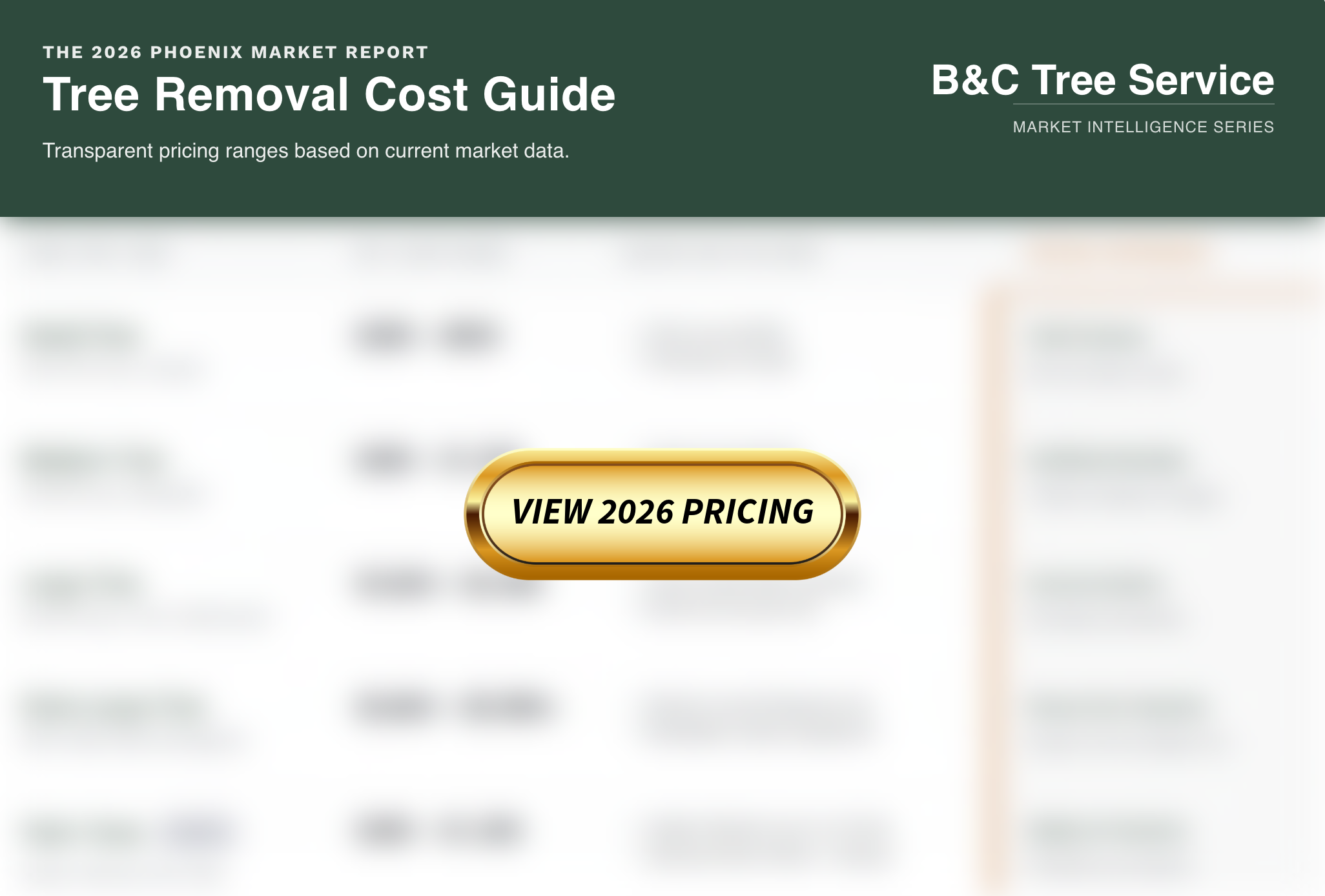 How Much Does Tree Removal Cost in Phoenix? (The 2026 Guide)