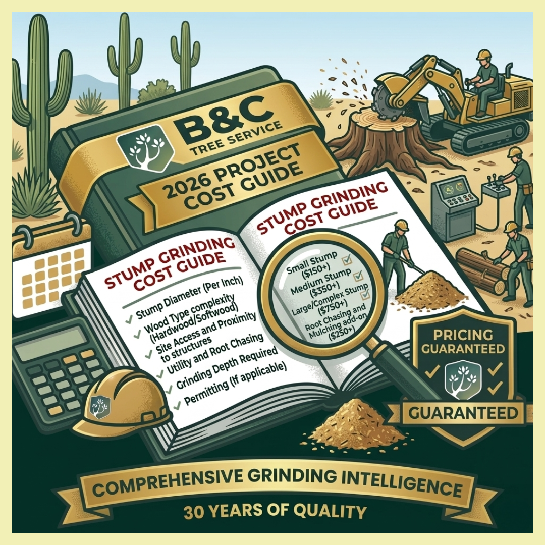 How Much Does Stump Grinding Cost in Phoenix? (The 2026 Guide)