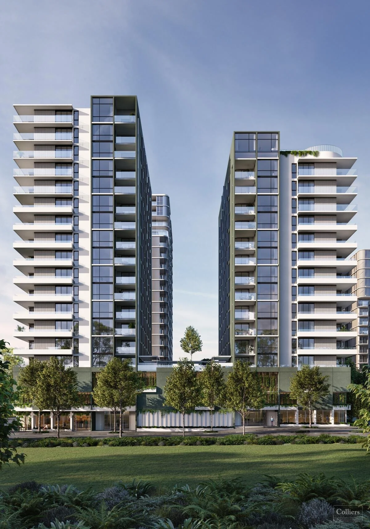 The Hunter Apartments, Woden ACT
Designed by Stewart Architects, to be developed by DOMA - (Role - General Manager Development)