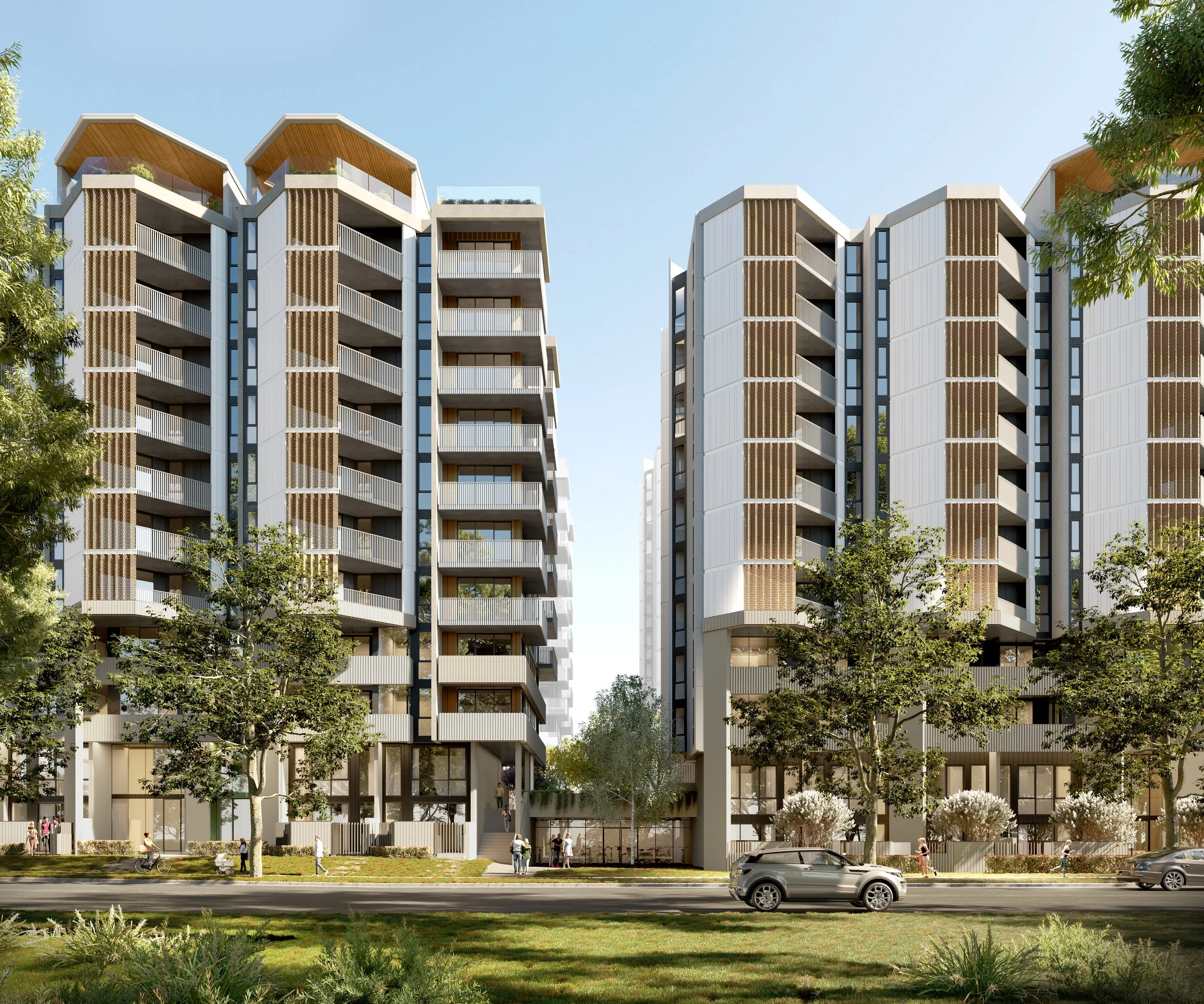 110 Benjamin Way (Build to Rent) - Belconnen (Current) designed by Stewart Architects - Development Director