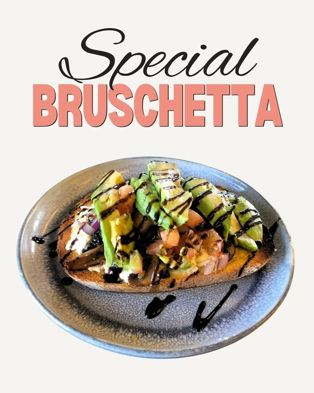 🥖 Bruschetta with Avocado, Ricotta &amp; Mushroom

Toasted sourdough topped with creamy ricotta, saut&eacute;ed mushrooms, tomato, onion and avocado. Simple, earthy and full of flavour &ndash; perfect for a light lunch or brunch.

🍔 BBQ Pork Riblet
