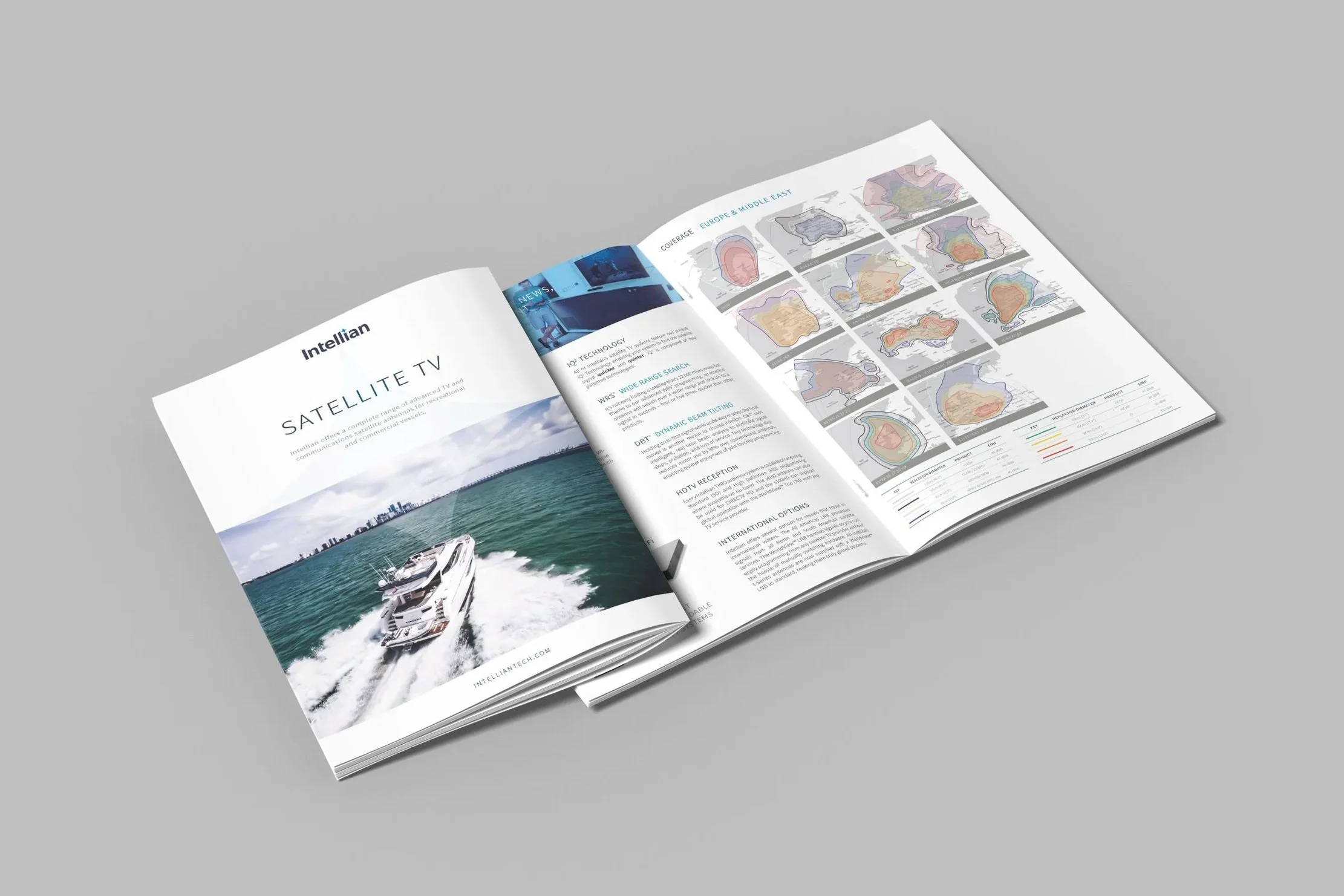 TVRO(Antennas for Satellite TV) Brochure & Trifold Flyer