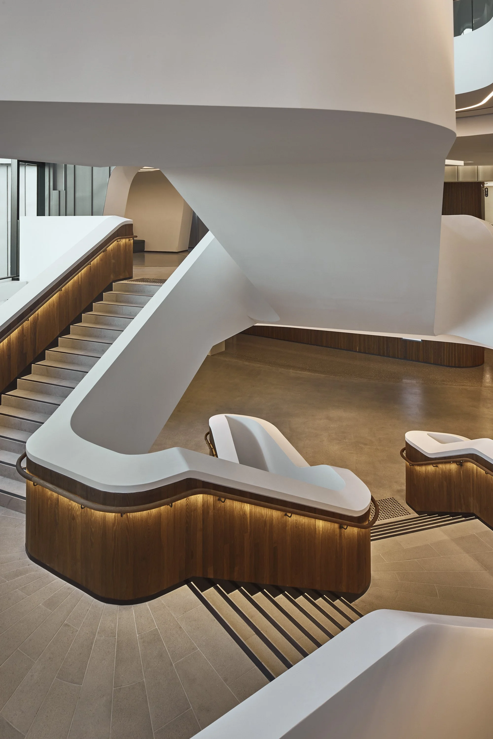 Stonekast Stairs Deakin Woodsbagot