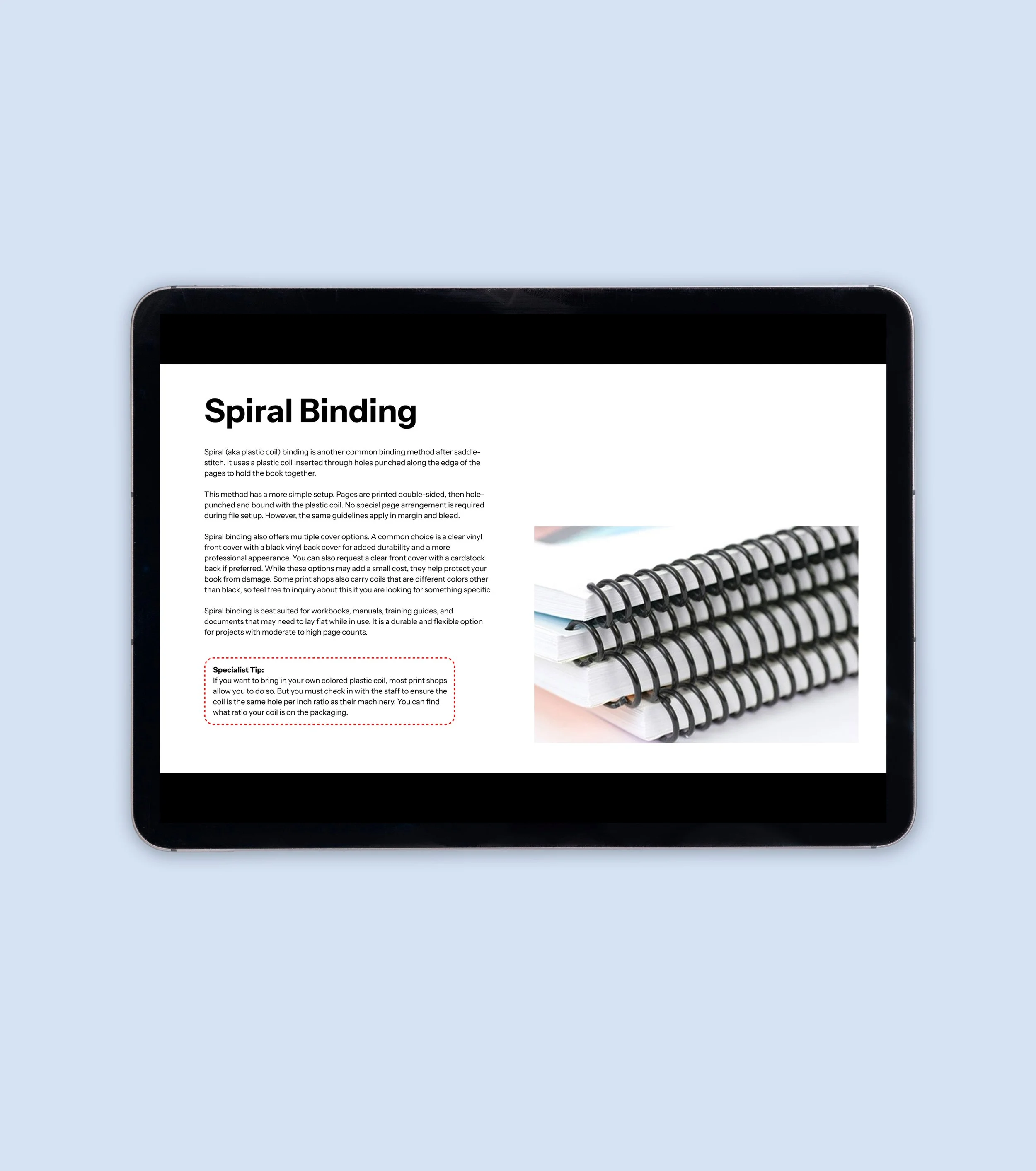Spiral Binding Screen on IPad.jpg