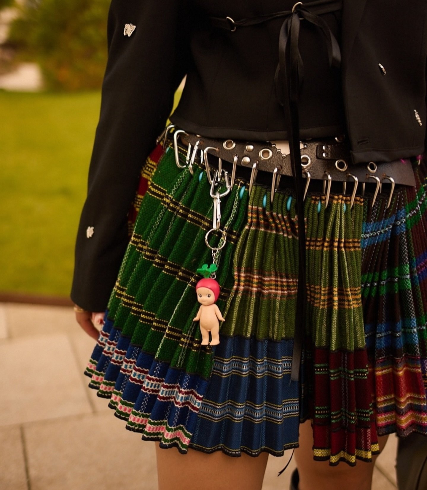 one of our trinket keychains spotted at Copenhagen Fashion Week 🍒🖤