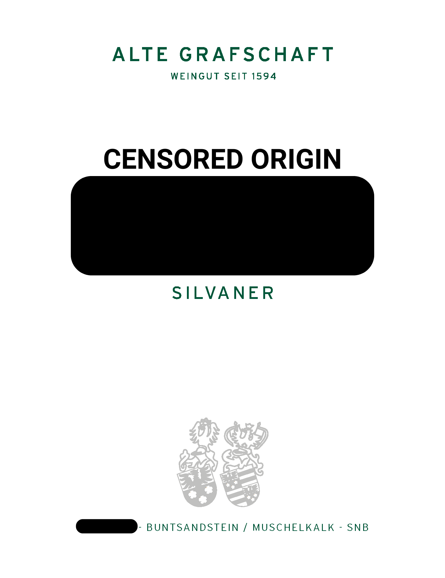 Censored Origin Silvaner 2023 - 0,75 L