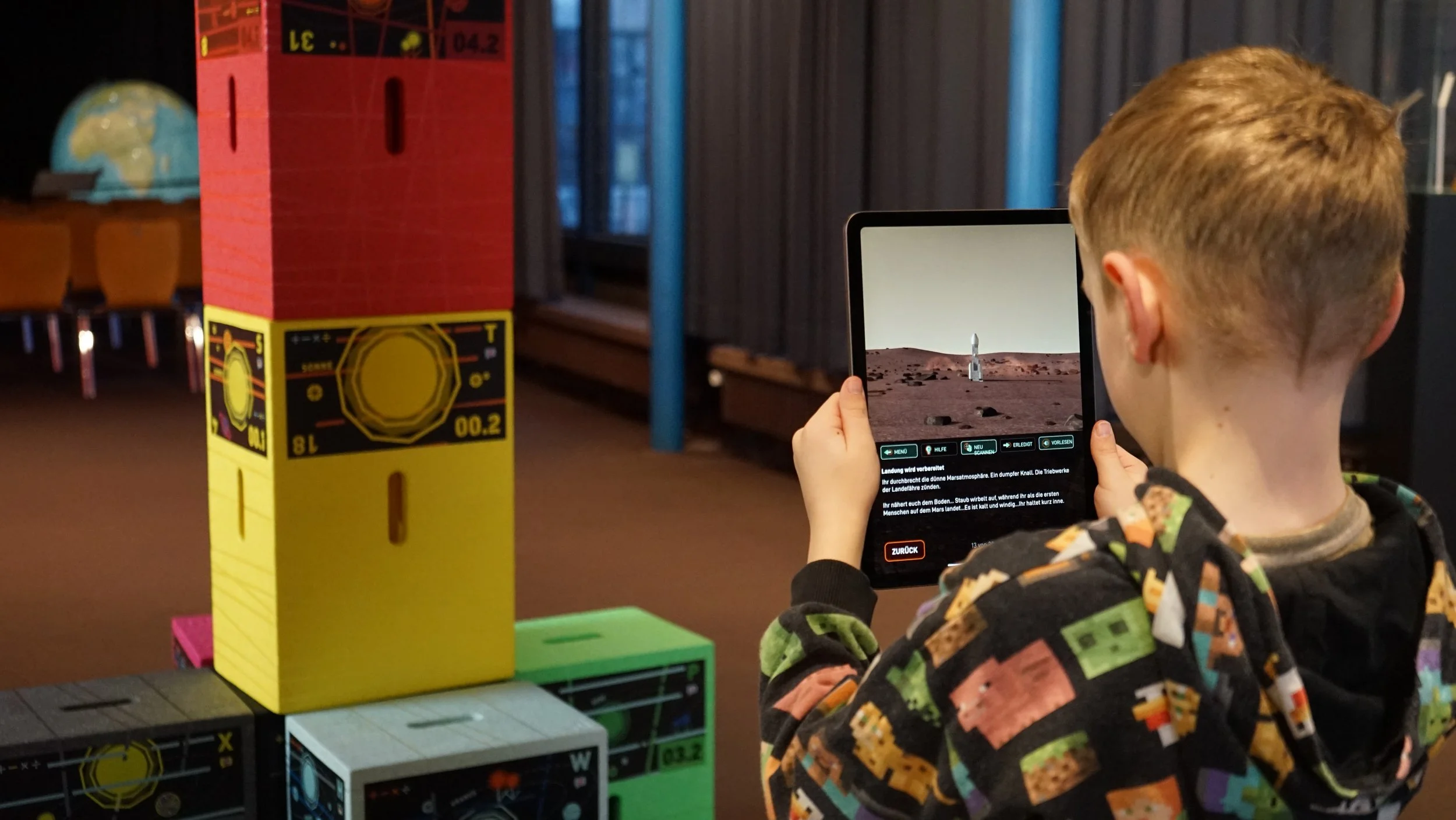 Testing der Markererkennung der AR-App Xplore auf dem iPad