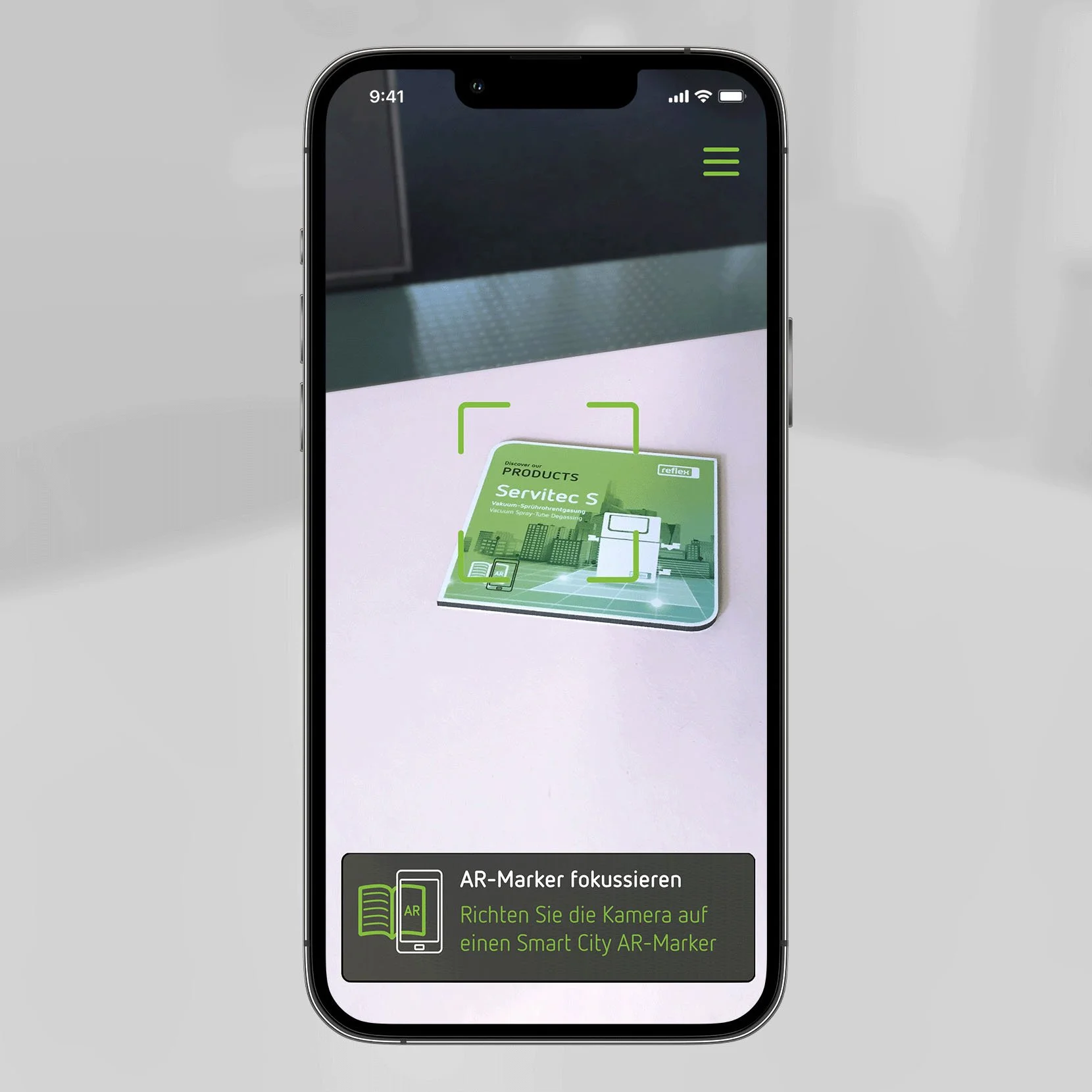 Echtzeit-Mocap-Visualisierung zur Analyse von Produkte in der Smart City App.