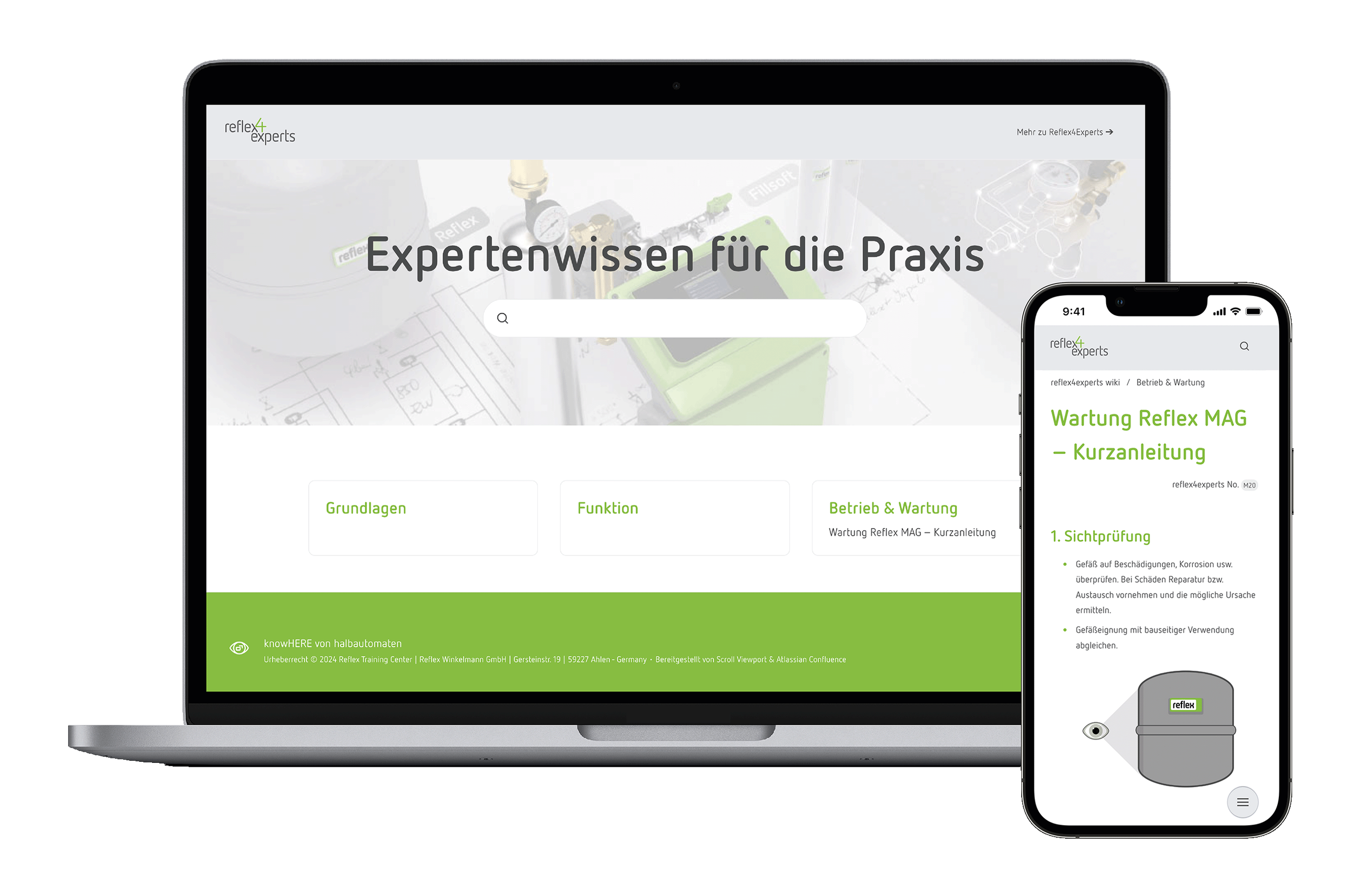 Digitale Wissensplattform für Reflex Winkelmann – E-Learning und Wiki-Plattform für Fachpersonal im Browser