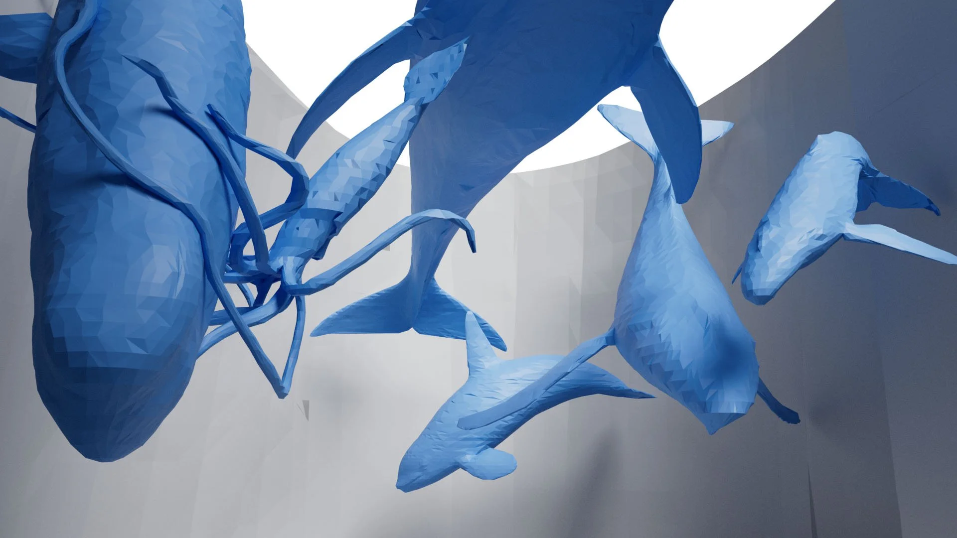 Ein digitaler Nachbau in 3D war die Basis für die weitere Projektionsplanung