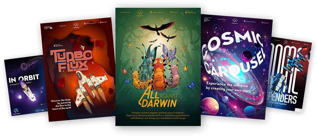 Kinetarium: interaktive, kollaborative Shows und Games für Planetarien in Echtzeit