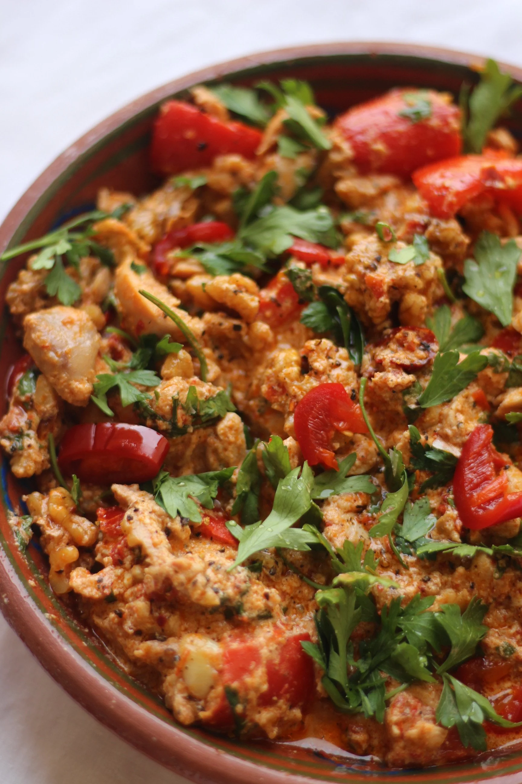 Harissa Chicken in Walnut Yoghurt Sauce