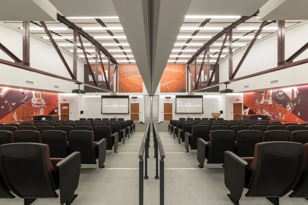 Virginia Tech Football Meeting Room — BurWil Design — Bristol and ...