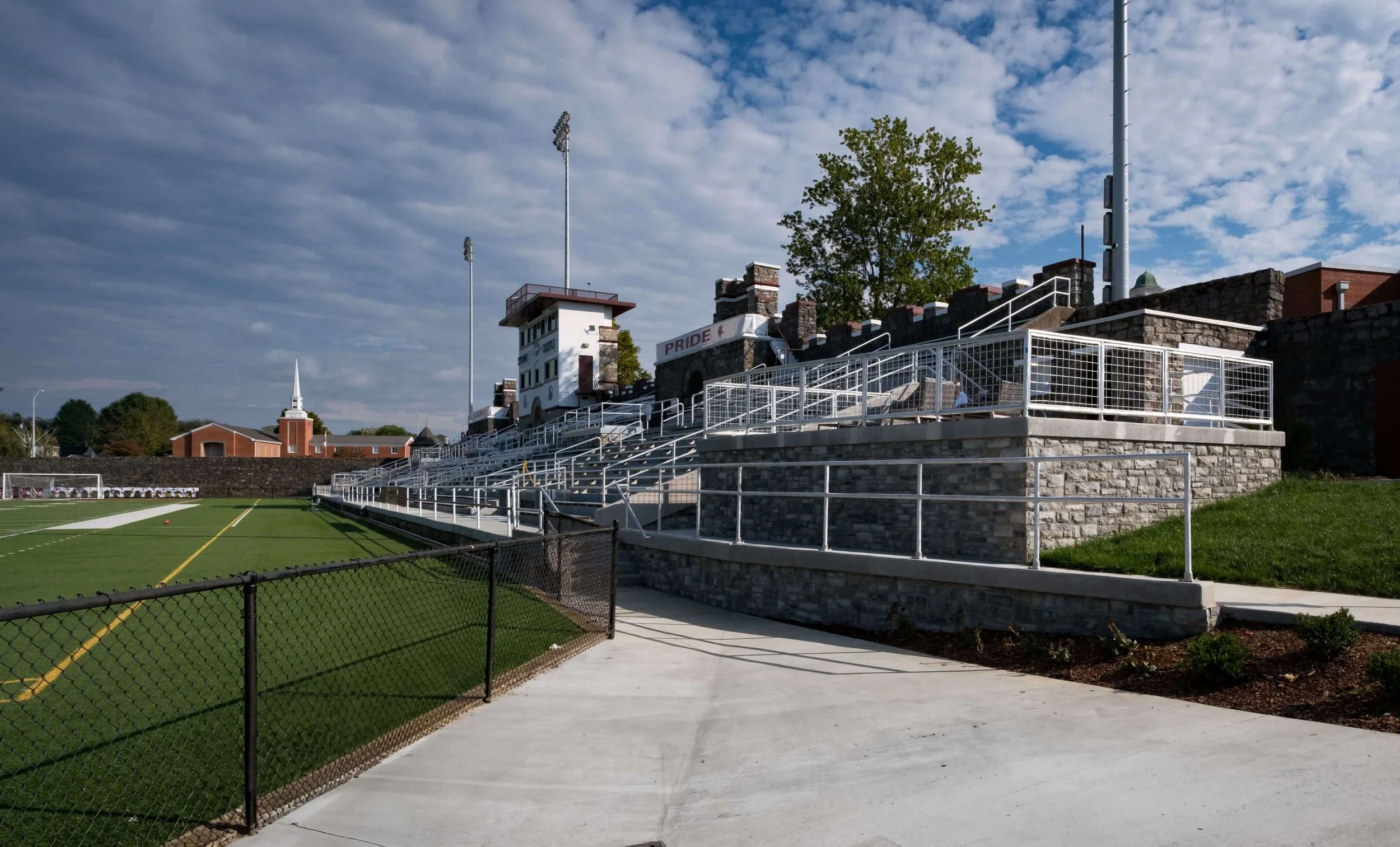 Bristol Tennessee High School Stone Castle Renovation — BurWil Design