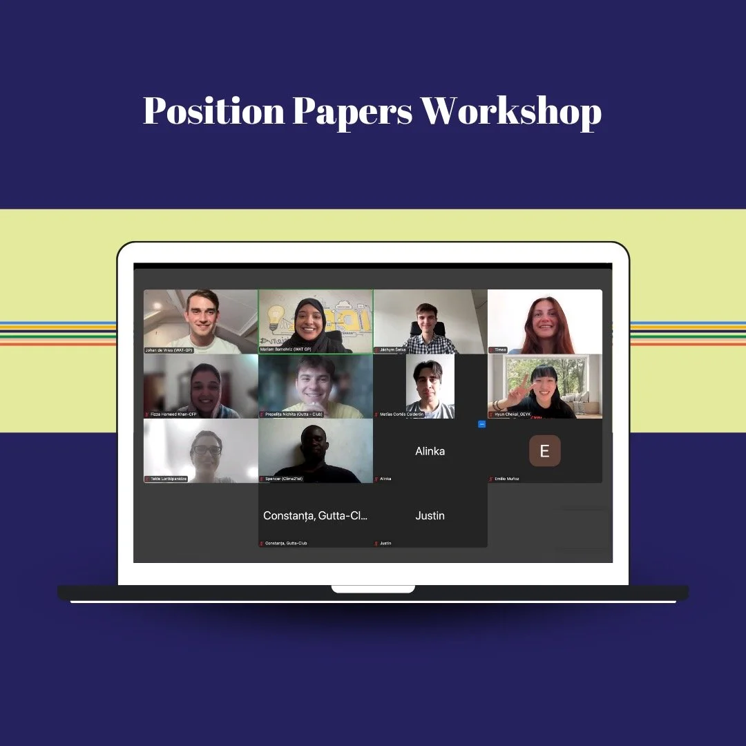 We have just launched a workshop on Position Papers for Environmental Advocacy, delivered by @jachymsetka 
The session guided participants through the essentials of building strong position papers — a key tool for visibility, advocacy, and imp