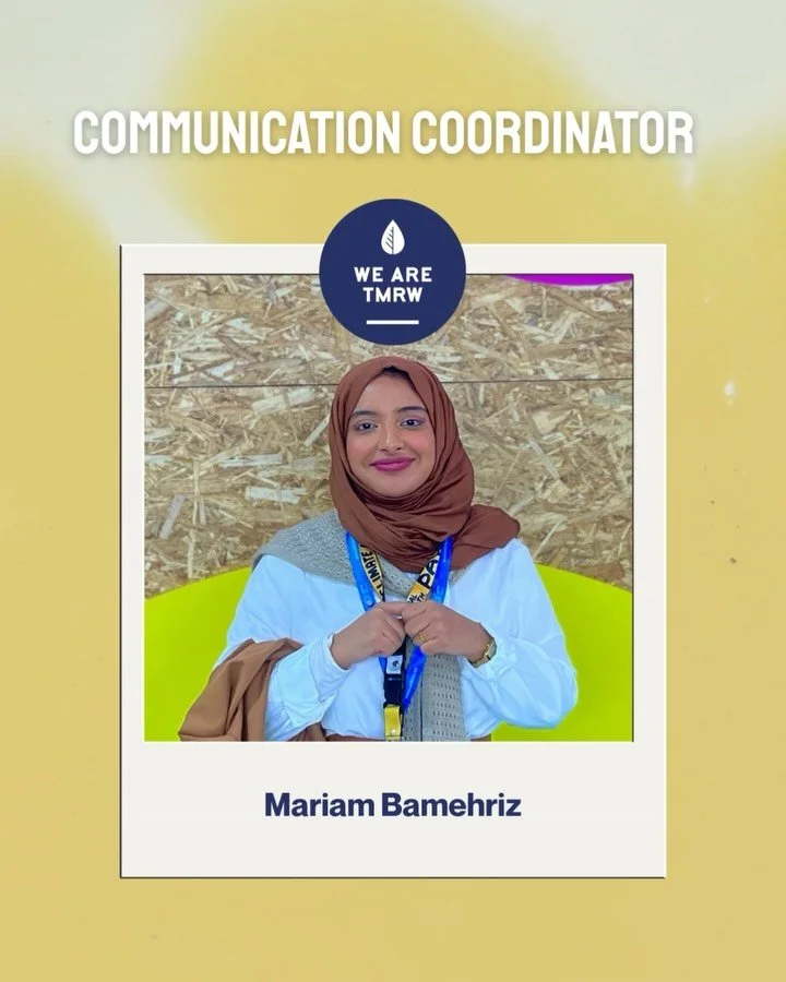 Meet Mariam and Lailah, our Communications Team who’s behind the visuals, stories, and posts that bring our ecosystem to life. They don’t just share updates, they shape narratives that connect youth power to global climate action.
Comms