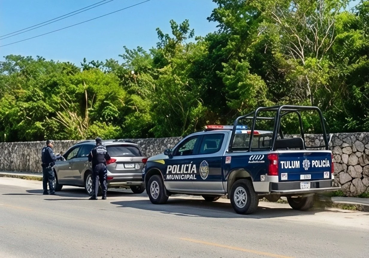 tulum police stop tourist