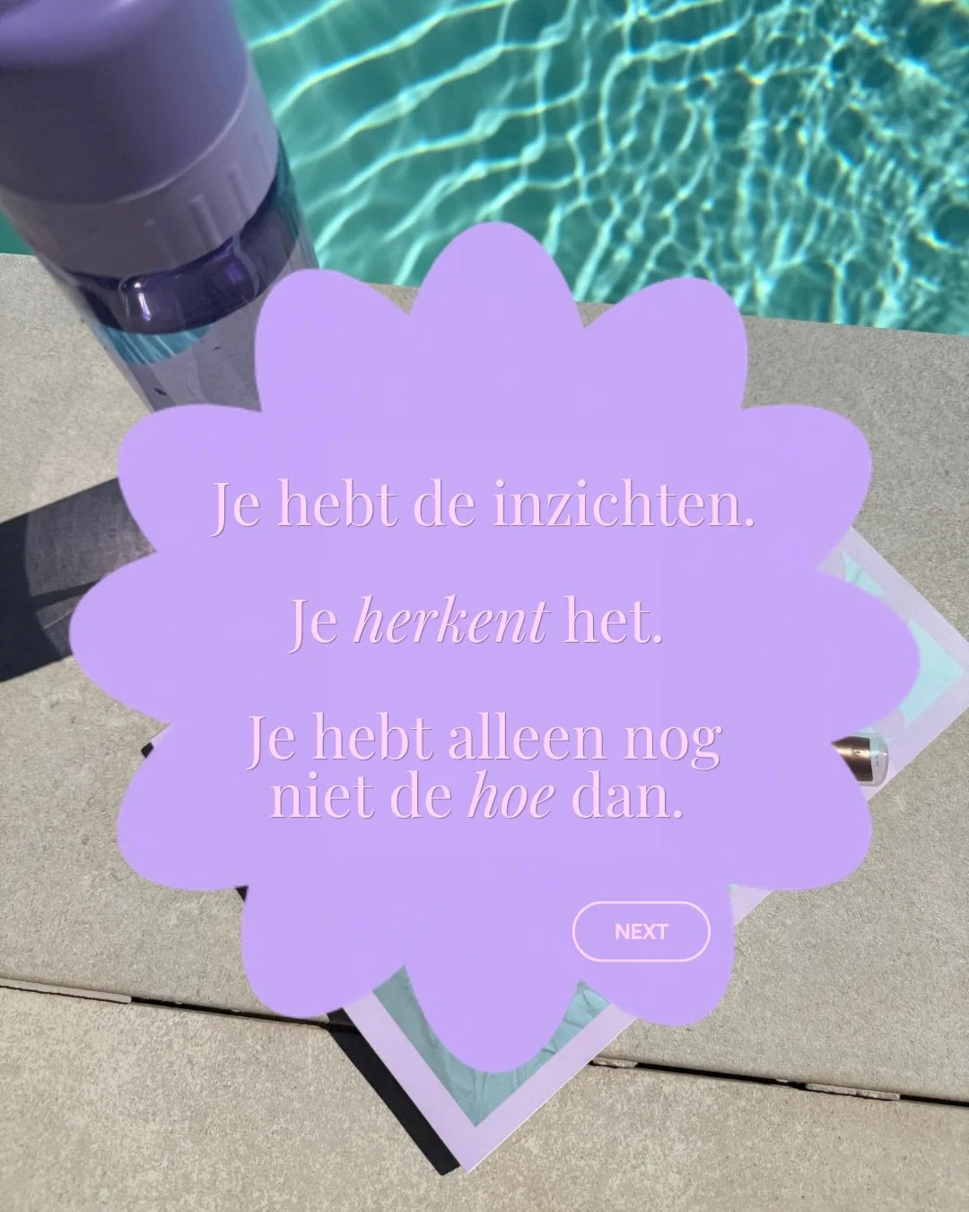 Je bent gelukkig maar je weet ook dat er iets moet veranderen. Dus je kiest nu nog de weg van de minste weerstand: 

🌸 Je leest een boek
🌸 Boekt een massage
🌸 Volgt een yoga les
🌸 Je kletst er met vriendinnen over
🌸 Luistert podcast
🌸 En je vol