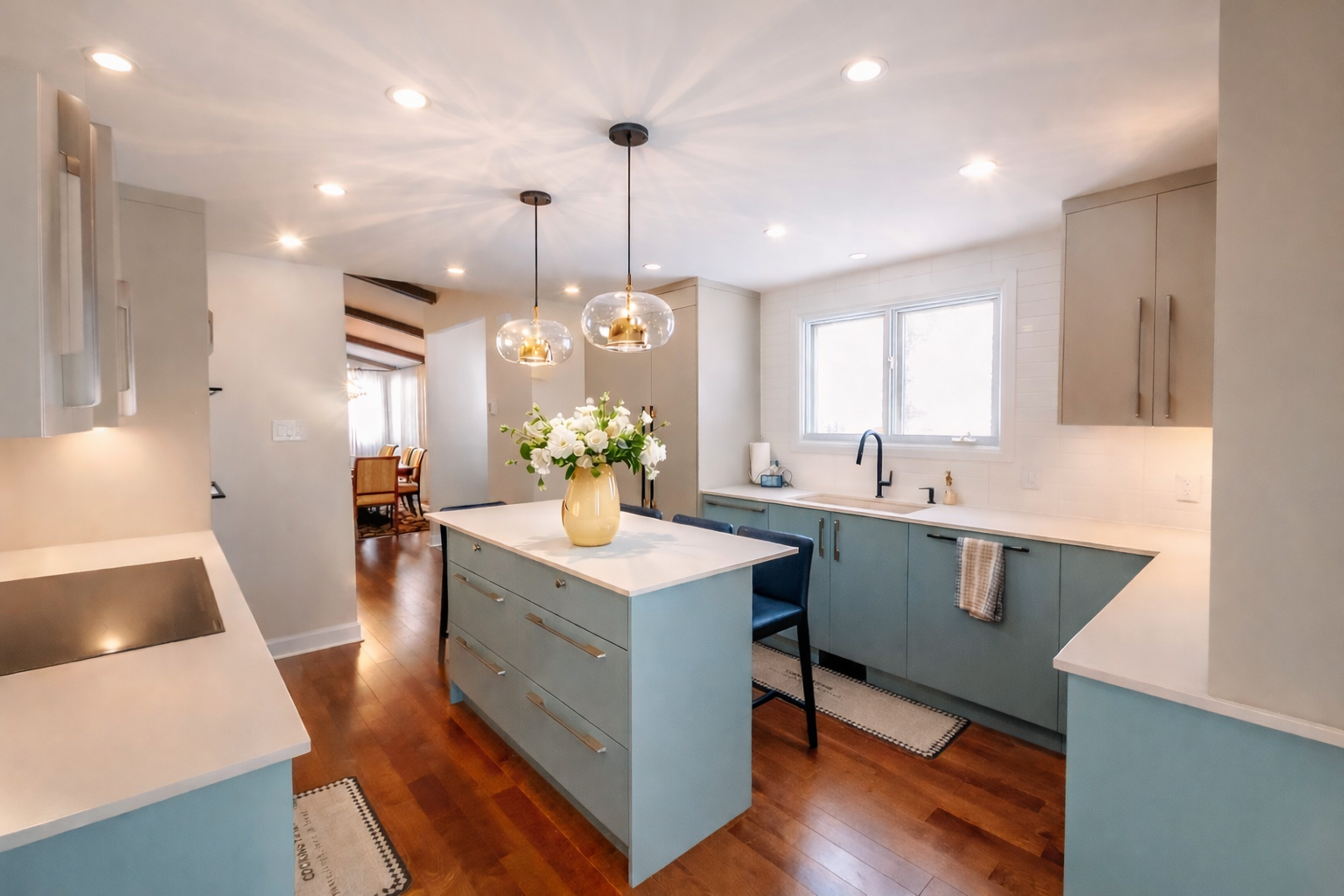 Blue Cabinets