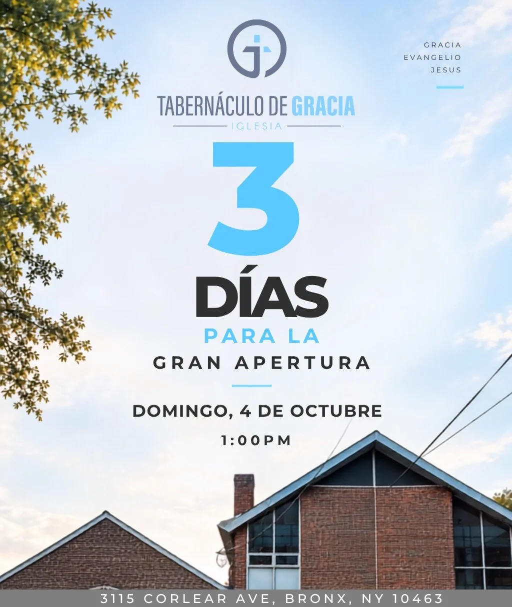 &iexcl;3 D&Iacute;AS! 🤯🏠

Despu&eacute;s de a&ntilde;os de oraci&oacute;n, estamos a solo 3 d&iacute;as de celebrar nuestra Gran Apertura.

Pero esto es mucho m&aacute;s que abrir las puertas de un edificio. Es el comienzo de todo lo que Dios har&a