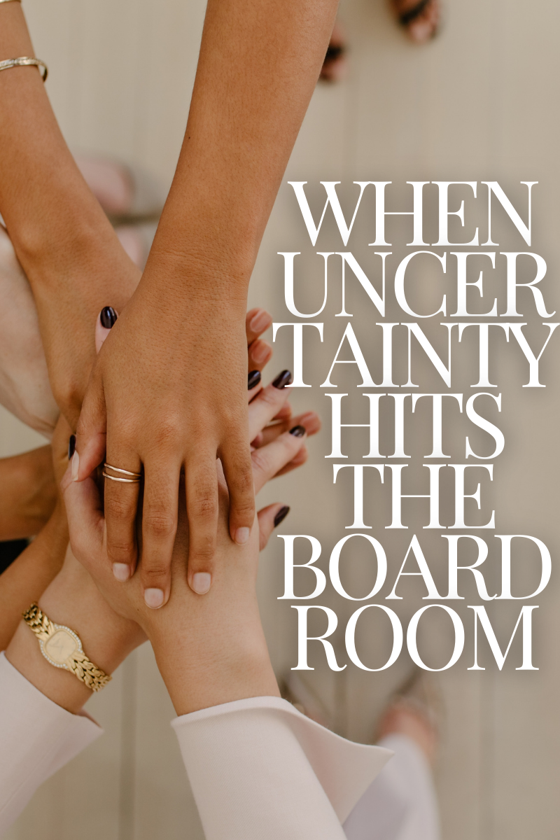 When Uncertainty Hits the Boardroom