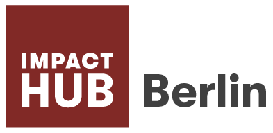 Impact Hub Berlin logo. Innovation hub and coworking community supporting entrepreneurs, startups, and social impact organizations.