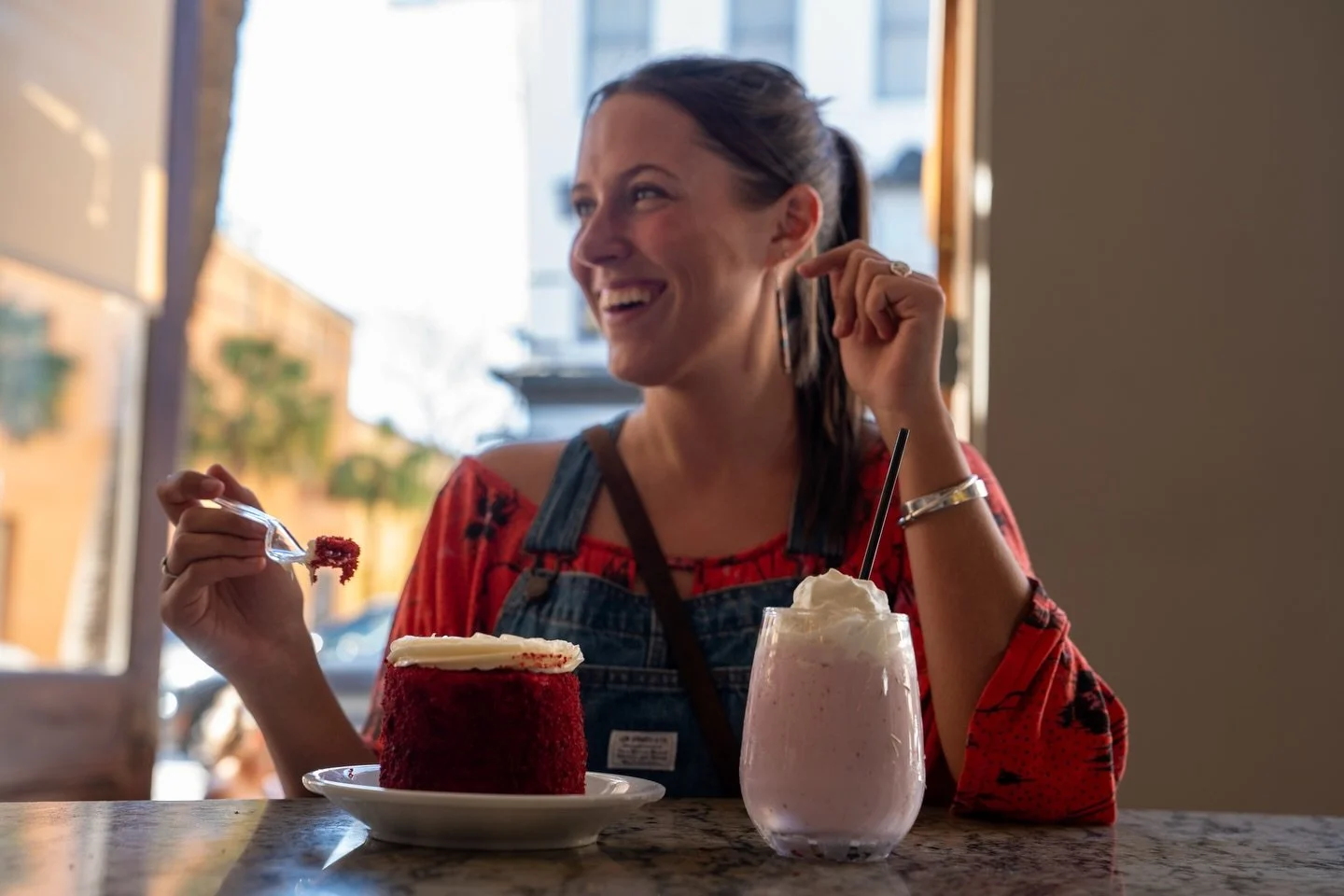 Come and get it now! Tomorrow = No cake. No shakes. No Carmella&rsquo;s. 😢 Both locations will be closed 1/12 for maintenance (GVL will be closed through 1/14). 

We&rsquo;ll be back before you know it! See ya soon!