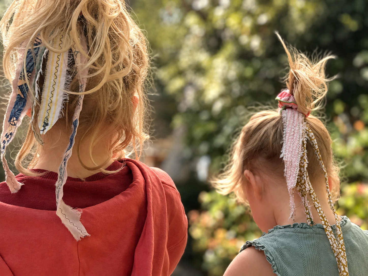 Sunlit Ribbon-Tied Childhood Moments.png