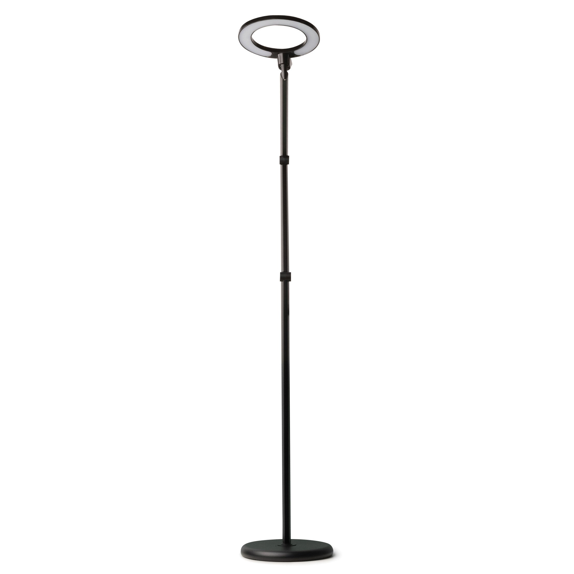 Close-up of Barmika MODERN BMK-T31 LED floor lamp's eye protection feature for comfortable lighting in home, study, or office.
