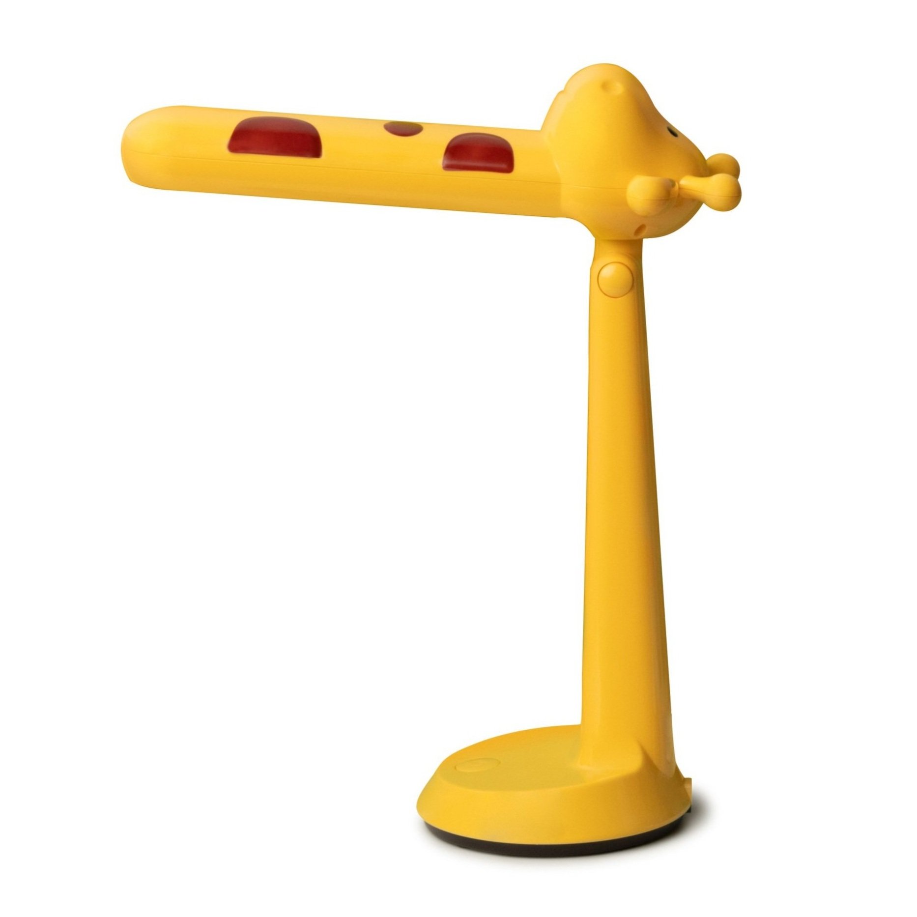 Barmika GIRAFFE BMK-T14 LED kids desk lamp in yellow, featuring eye protection and a playful giraffe design for home or study.