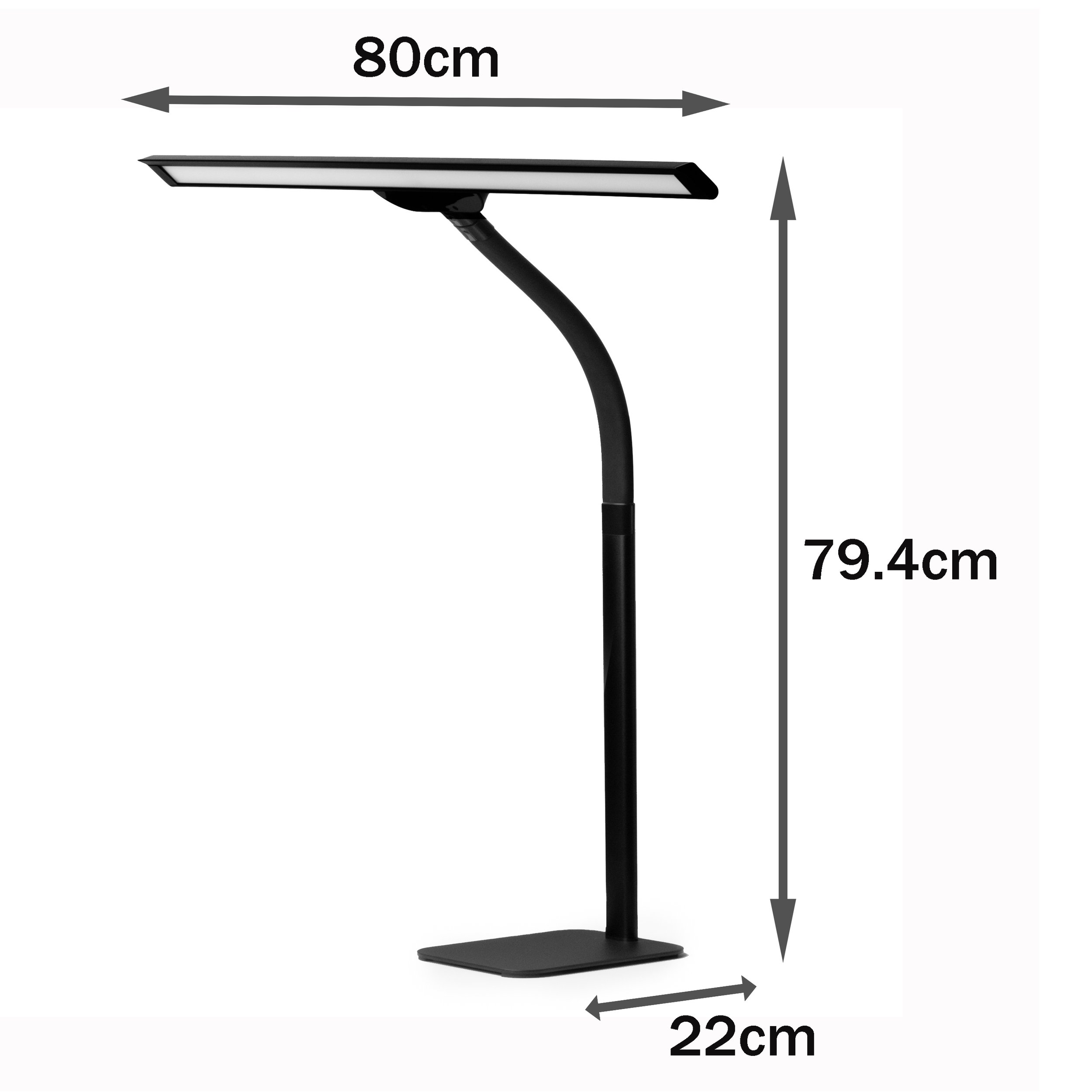 Close-up of Barmika MASTER BMK-T71 LED desk lamp's eye protection feature for comfortable lighting in home, study, or office.