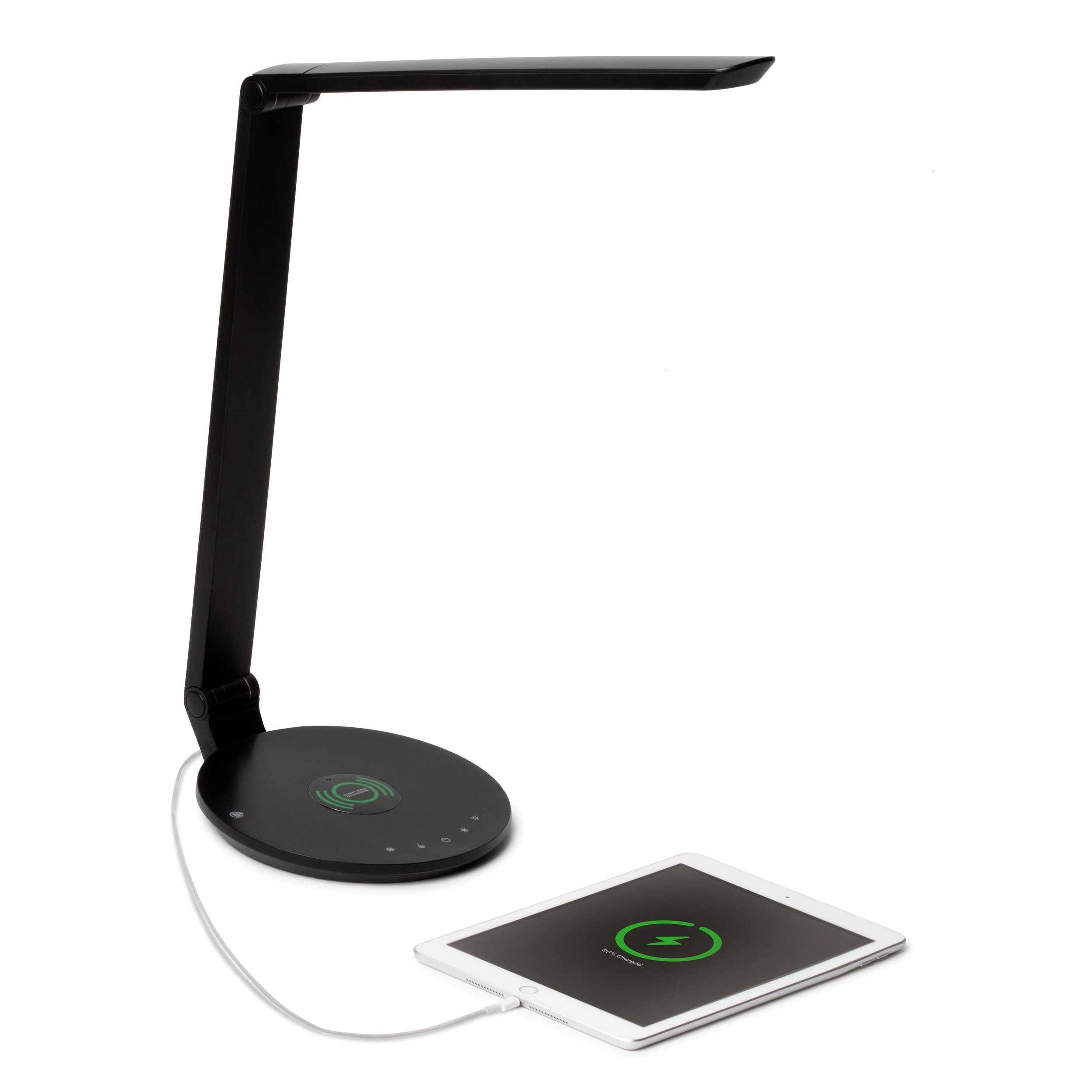 Barmika MAJESTIC BMK-T51 LED desk lamp with a USB charging socket for convenient device connectivity in home, study, or office.