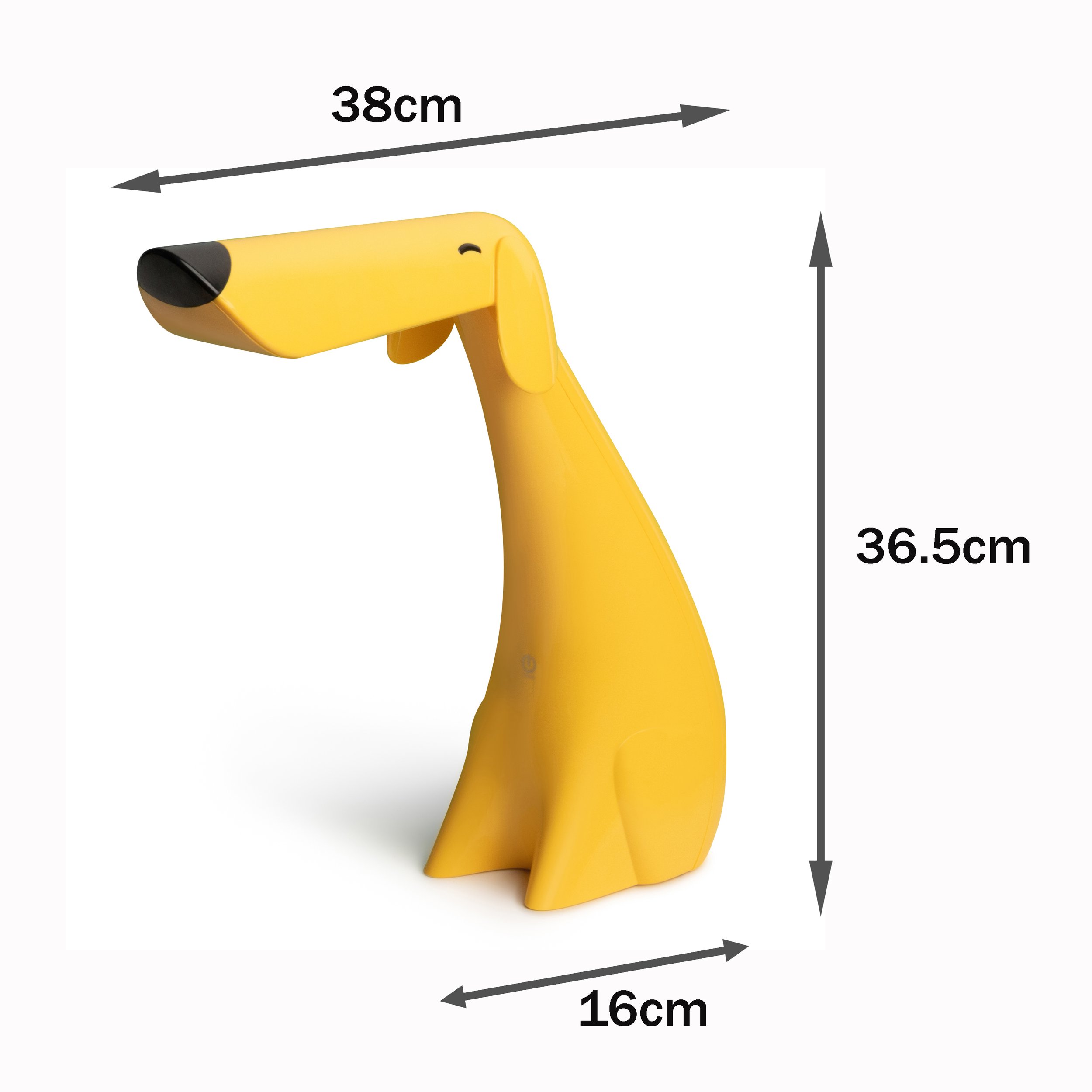 Energy efficient lighting on Barmika PUPPY BMK-T13 LED kids desk lamp for easy and intuitive operation at home or study.