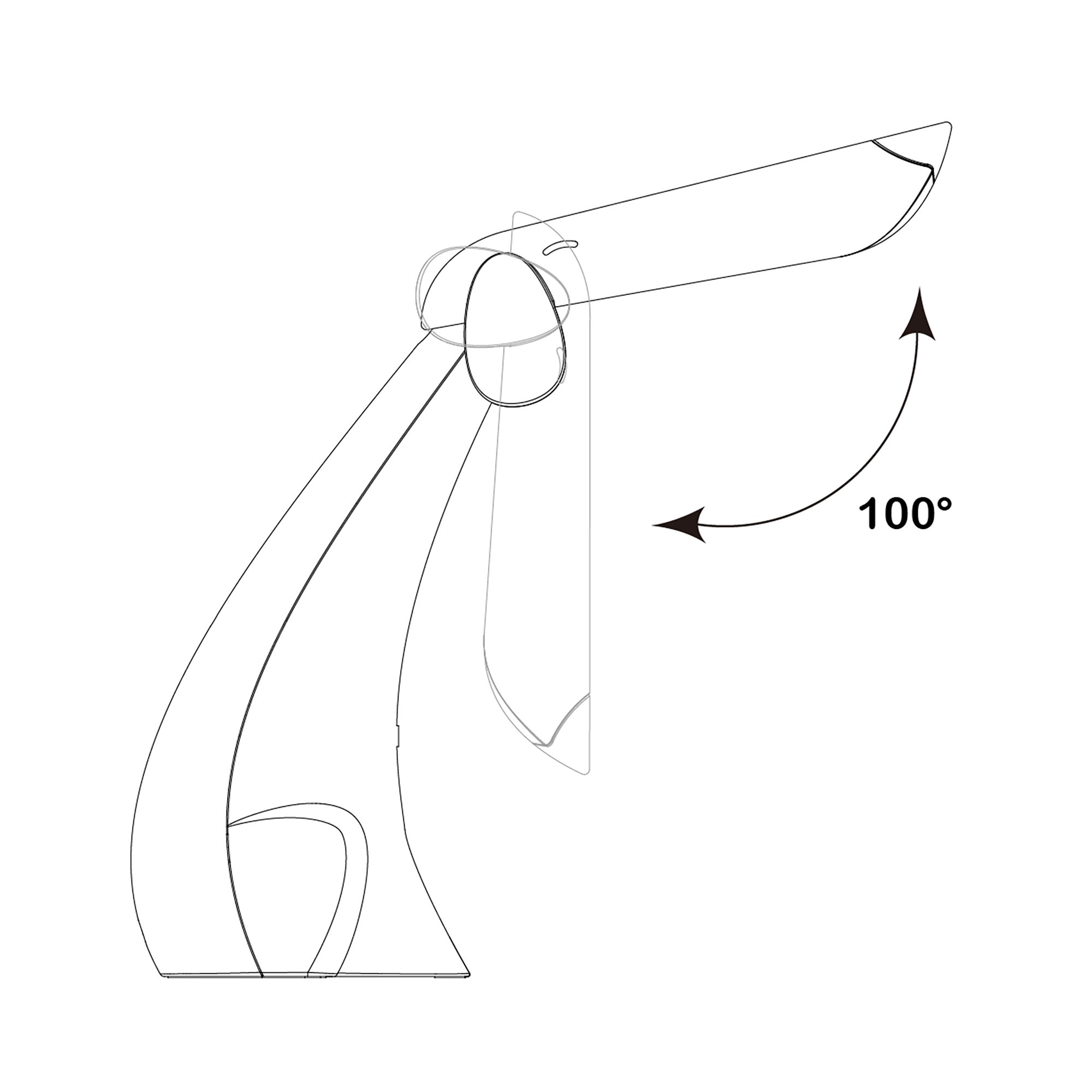 Barmika PUPPY BMK-T13 LED kids desk lamp with an adjustable shade for versatile lighting in home or study.