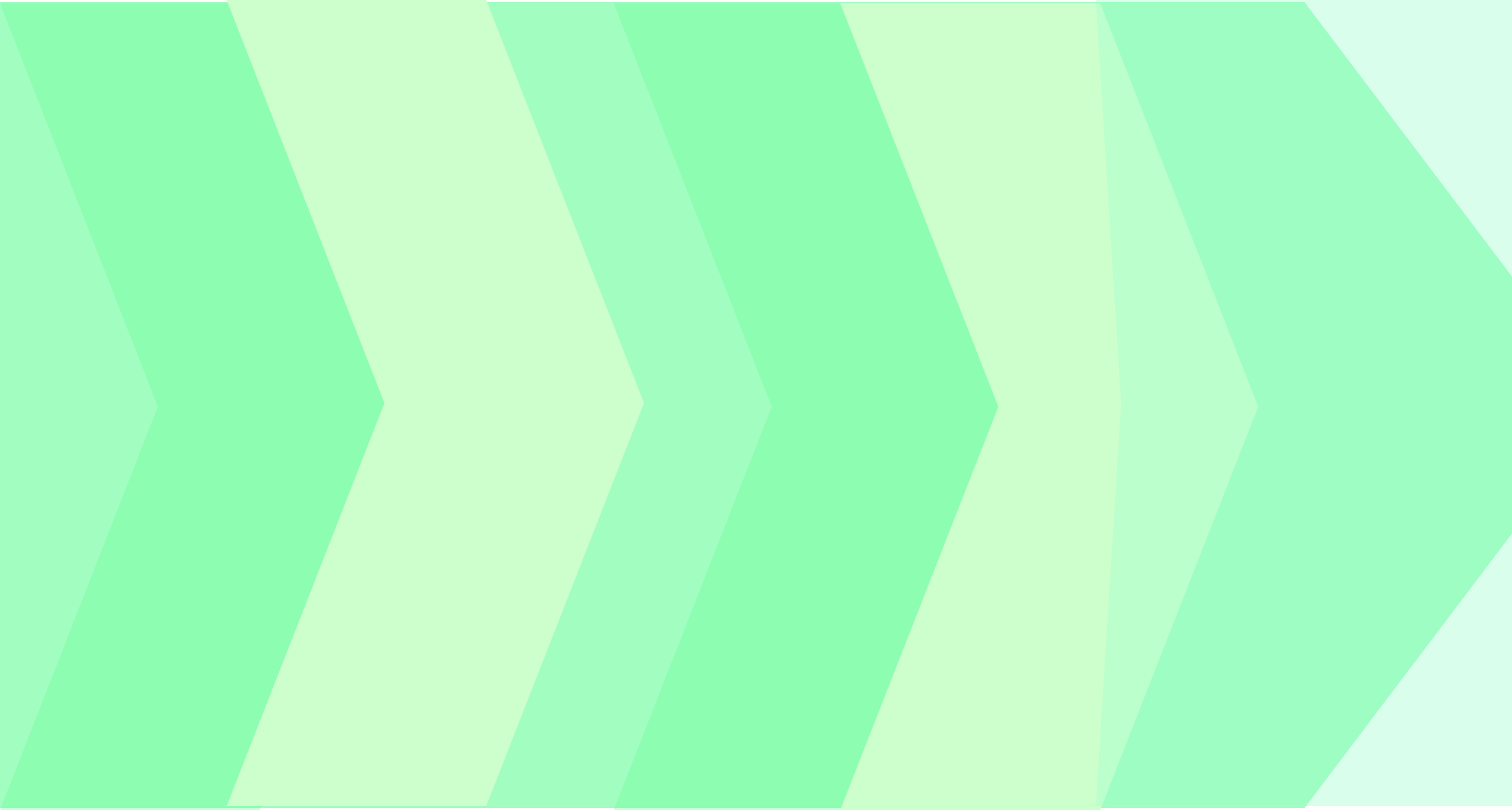 A digital illustration with green and light green diagonal arrows pointing to the right.