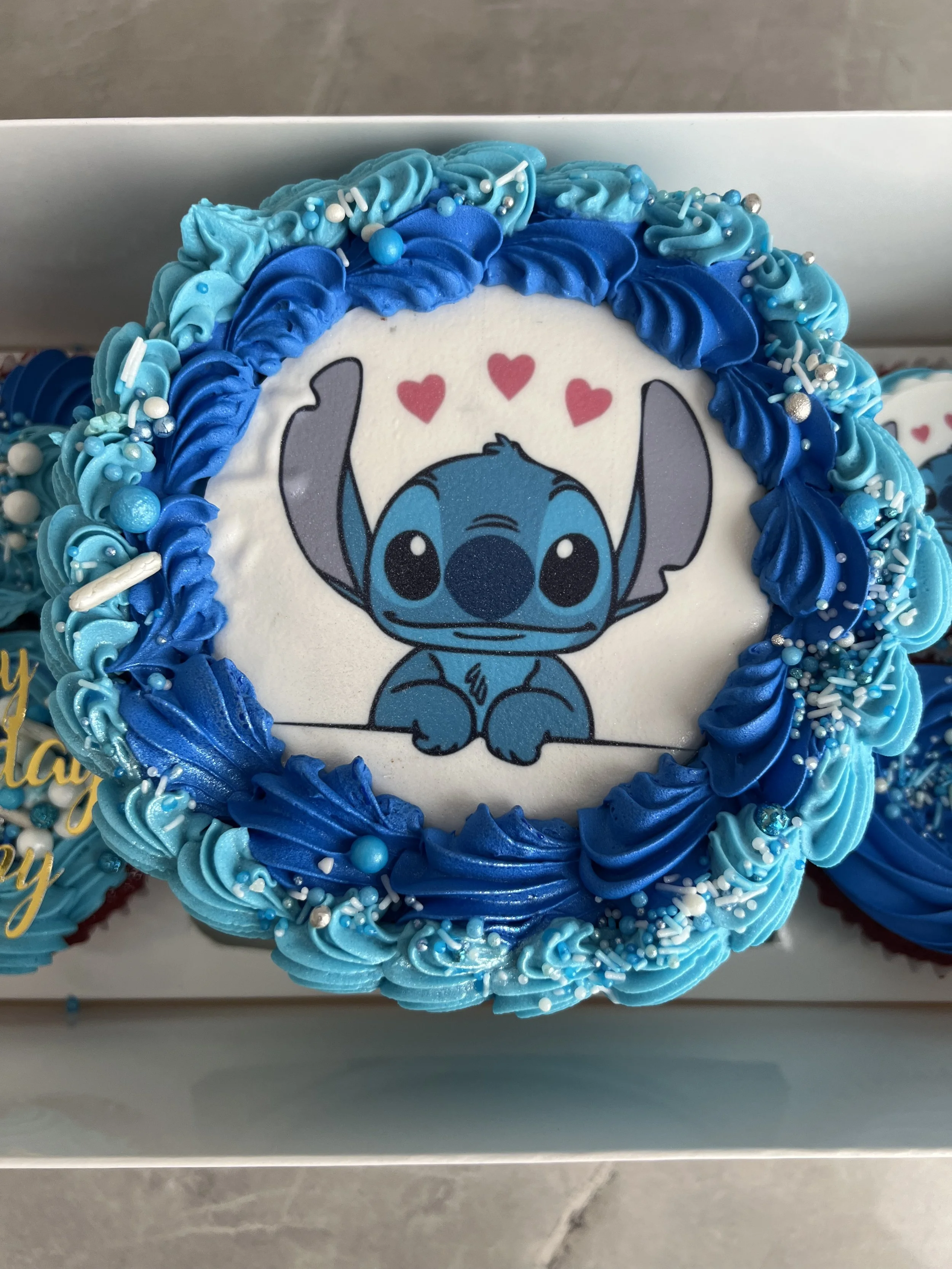 Stitch Bento Cake and Cupcake Box by Sensational Cakes and Desserts.
