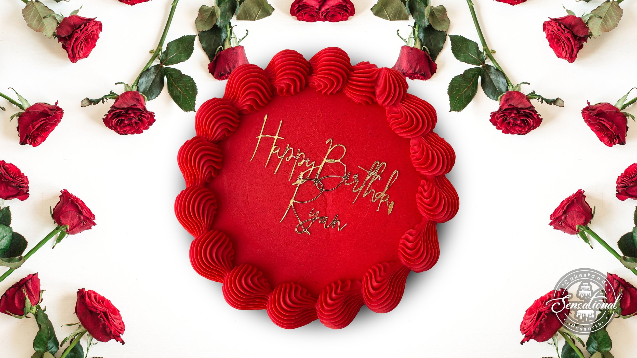 Hot Red Mini Cake by Sensational Cakes and Desserts