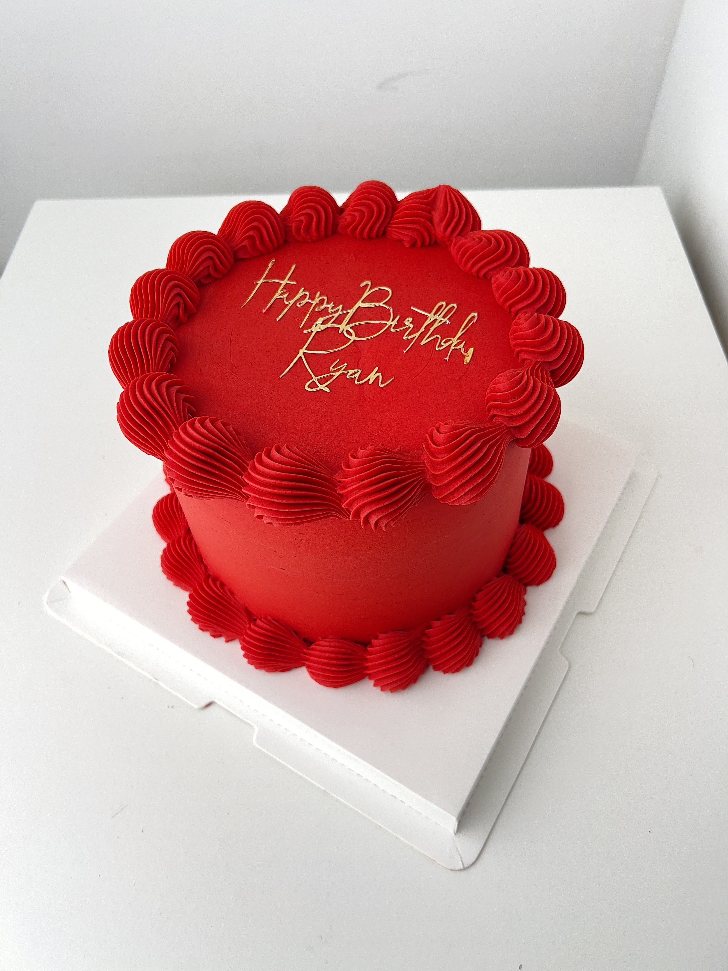 Mini Hot Red Cake by Sensational Cake and Desserts
