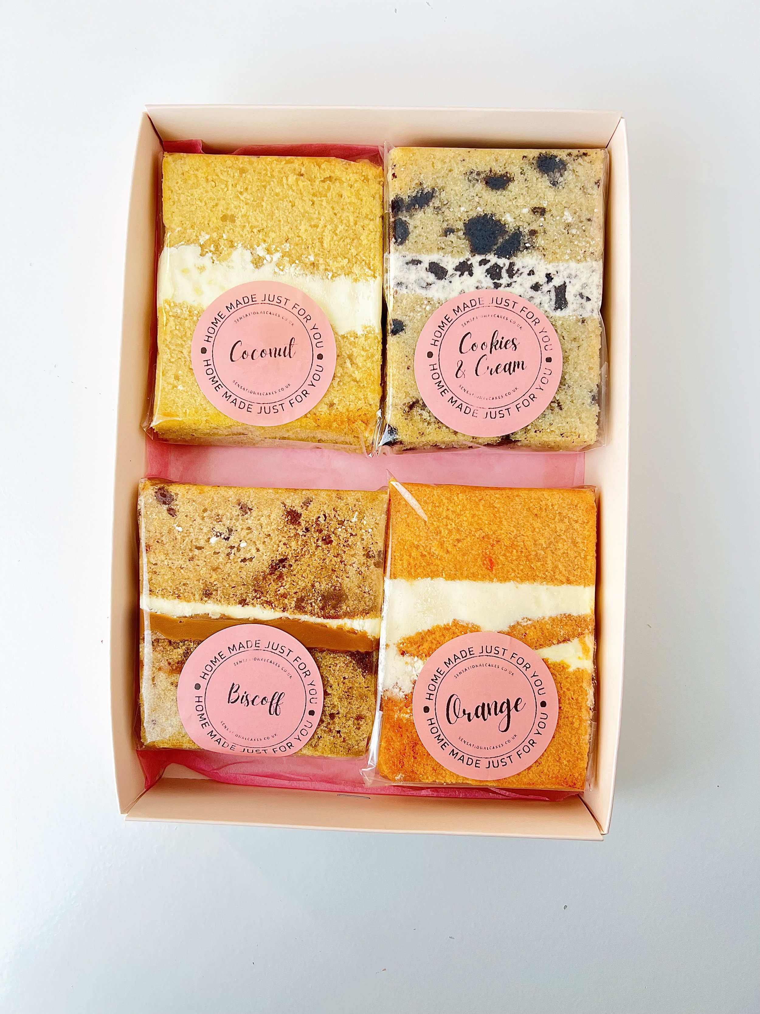 Wedding Cake Sample Box by Sensational Cakes and Desserts