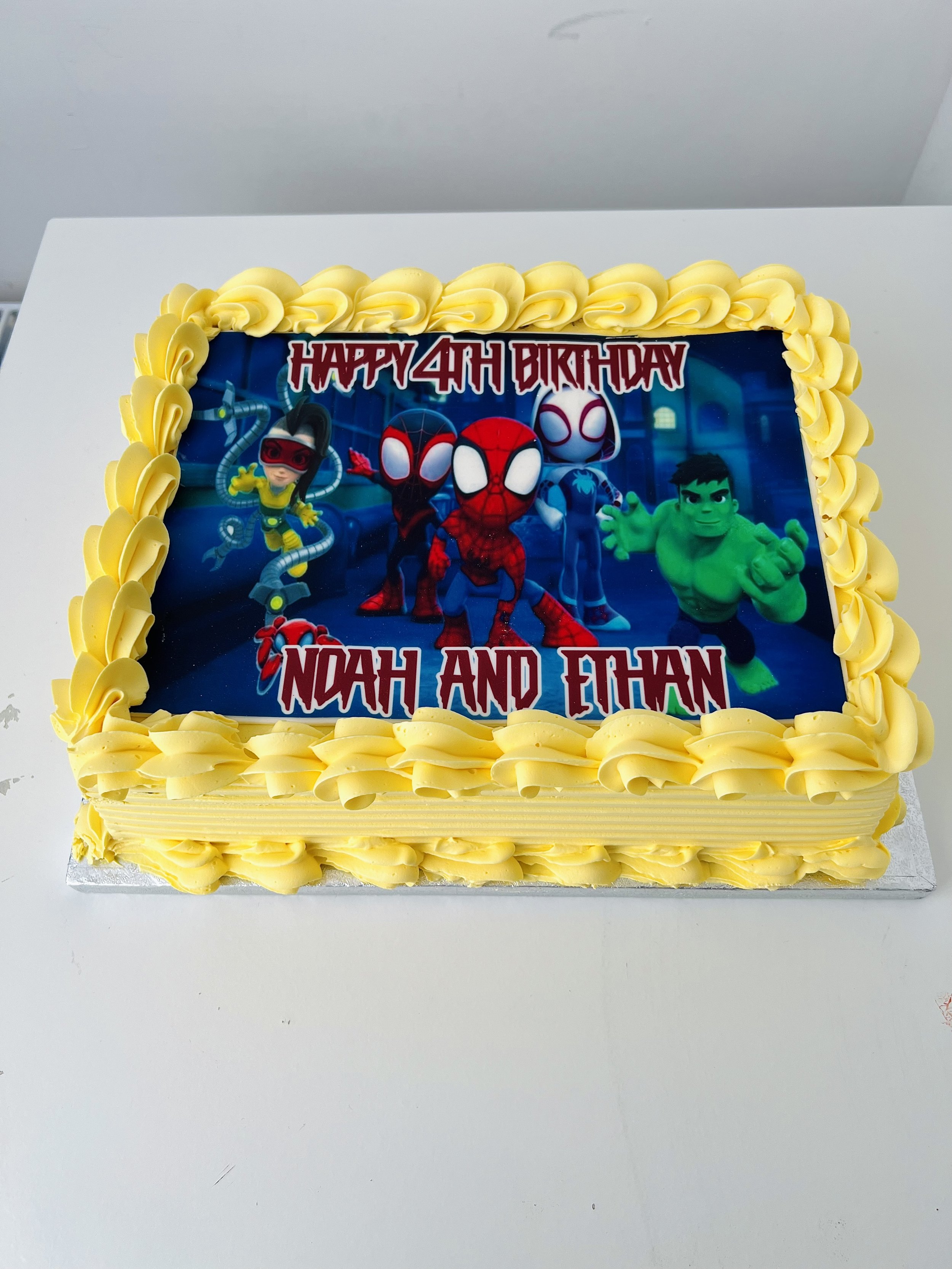 Spiderman Character Sheet Cake by Sensational Cakes and Desserts