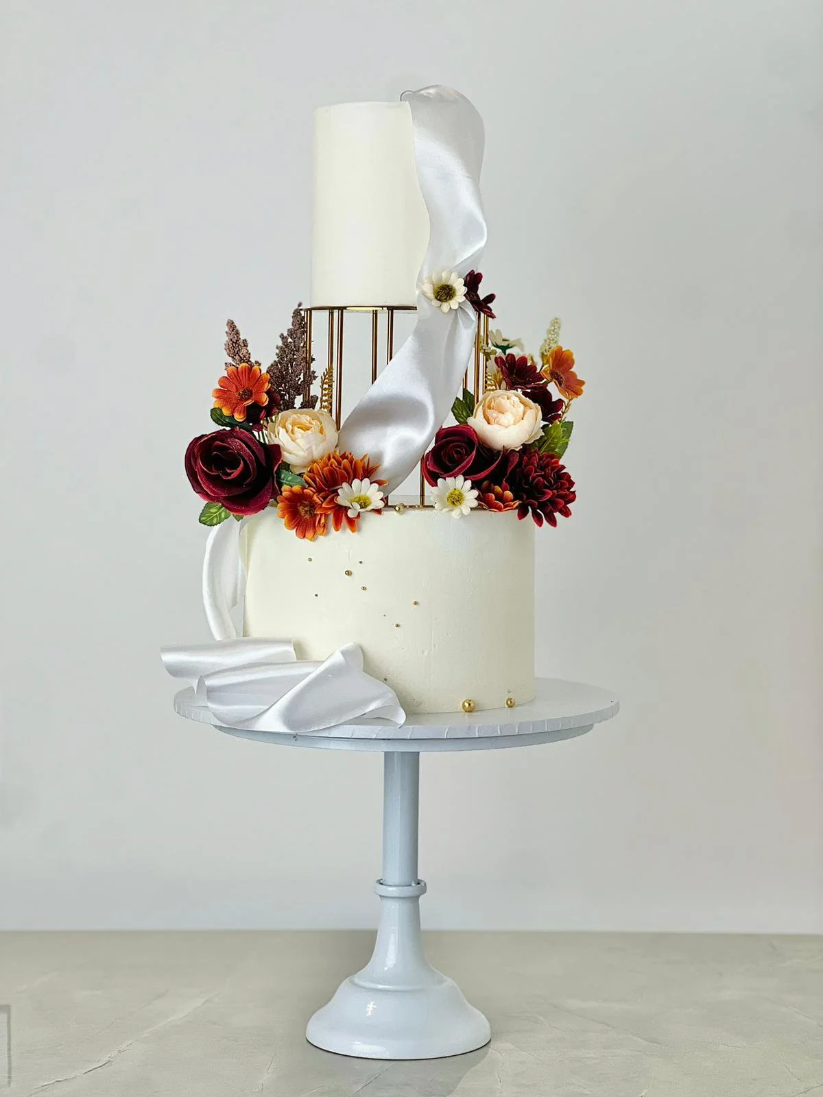 Satin Wedding Cake by Sensational Cakes and Desserts.jpg