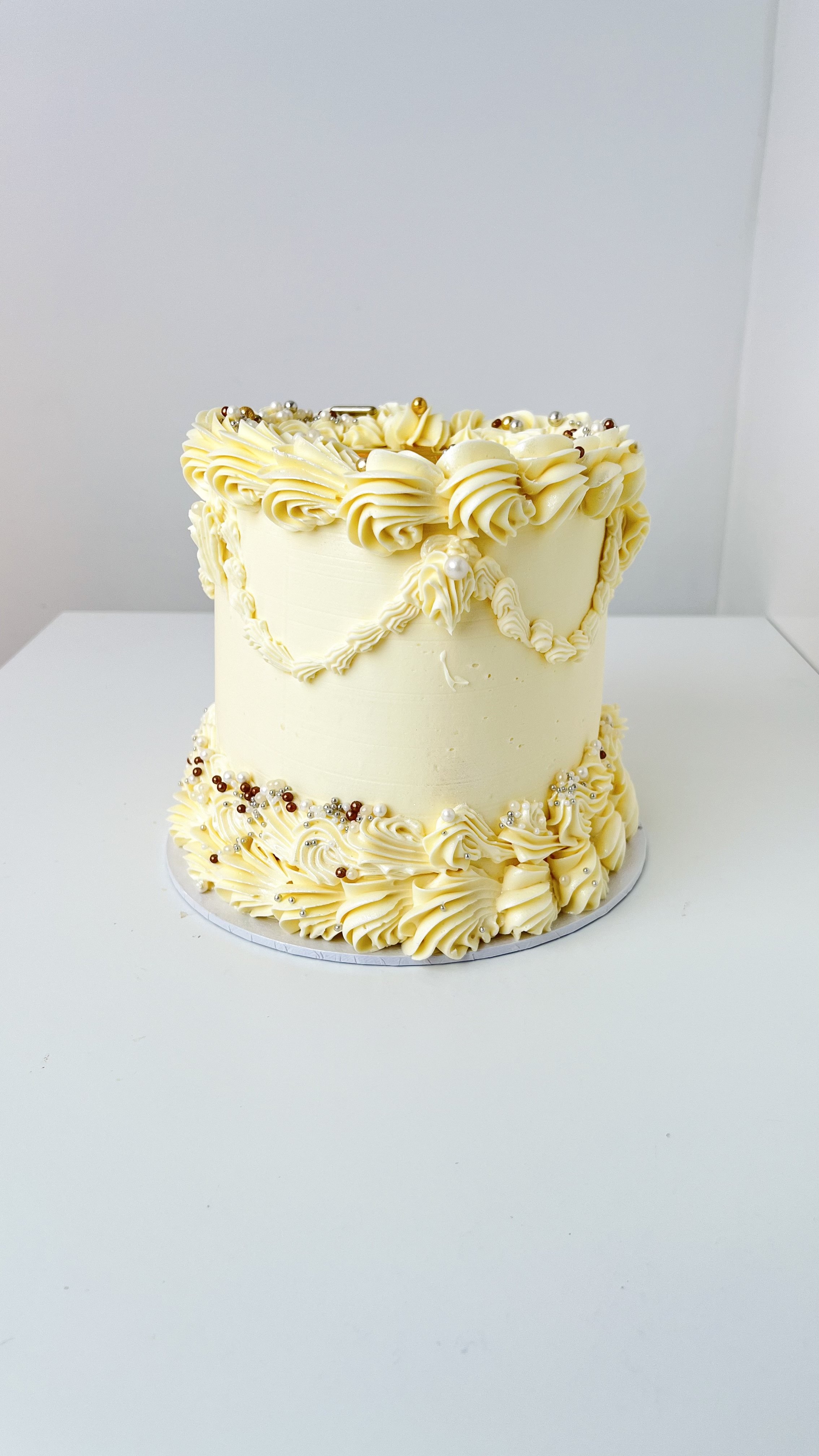 Heart Shaped Baby Christening Cake by Sensational Cakes and Desserts.