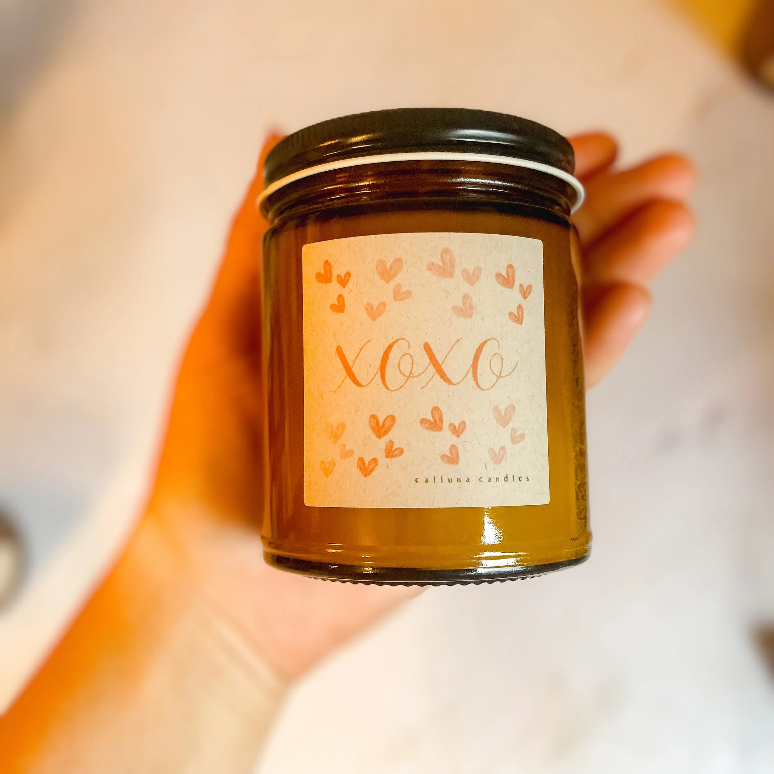 Valentine's Soy Candle -XOXO