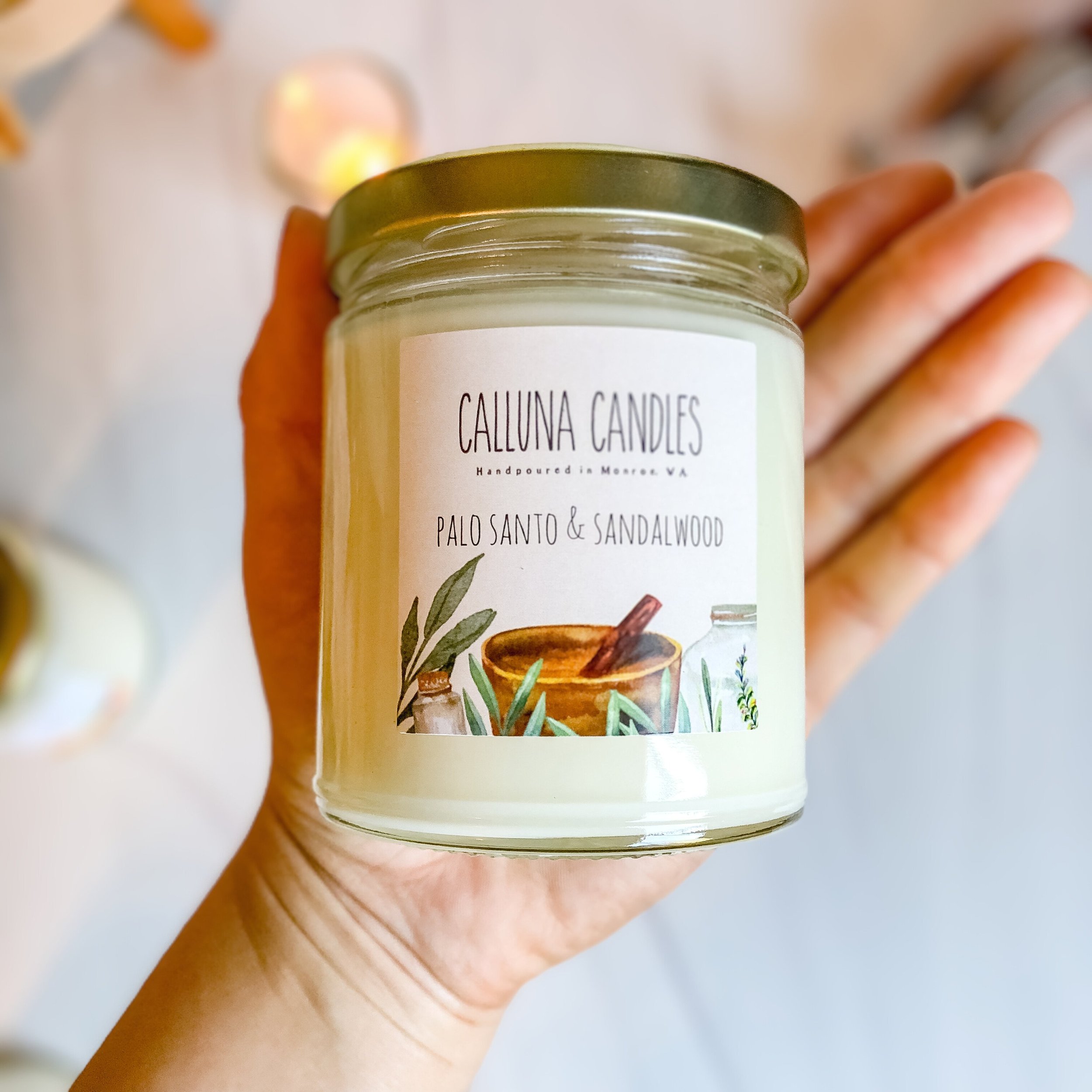 Palo Santo and Sandalwood Soy Candle