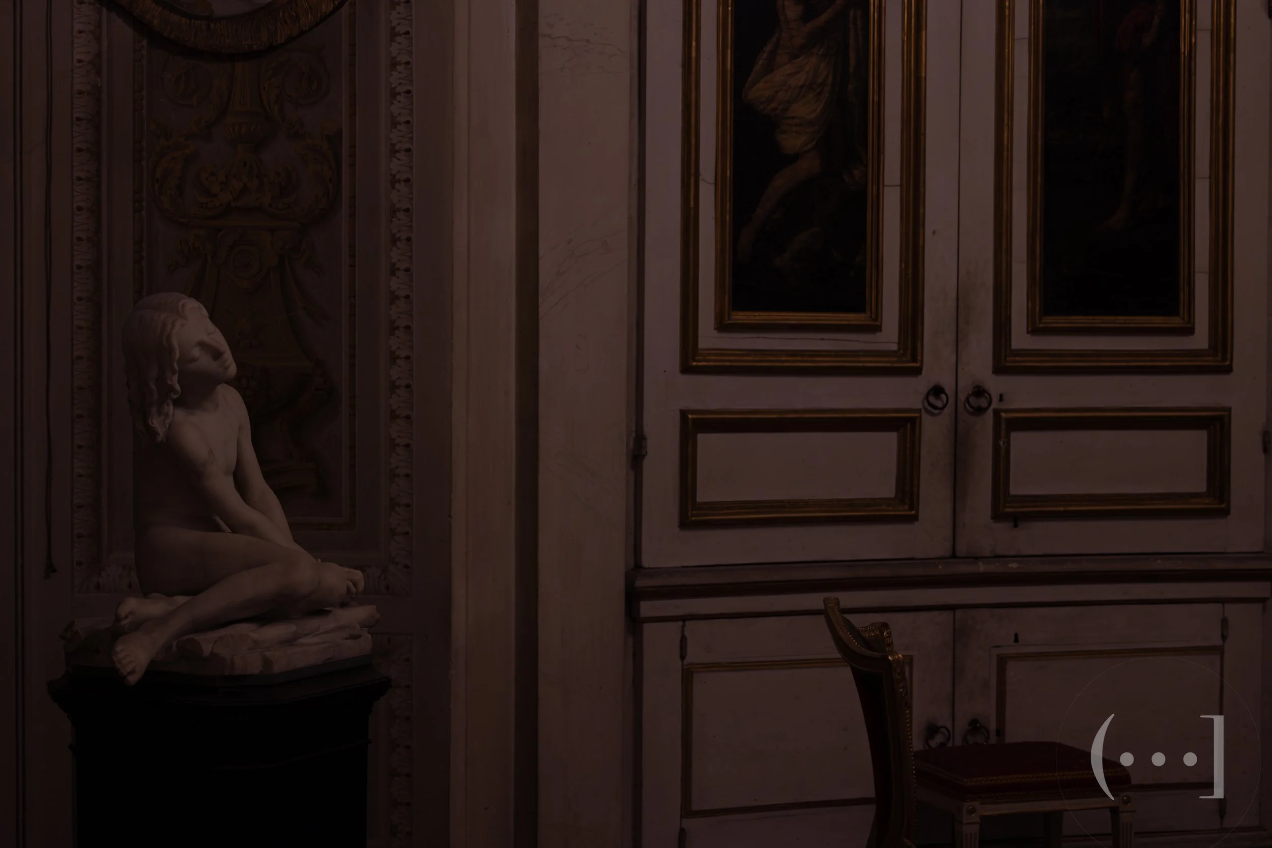 Sculpture in the interior of Palazzo Pitti