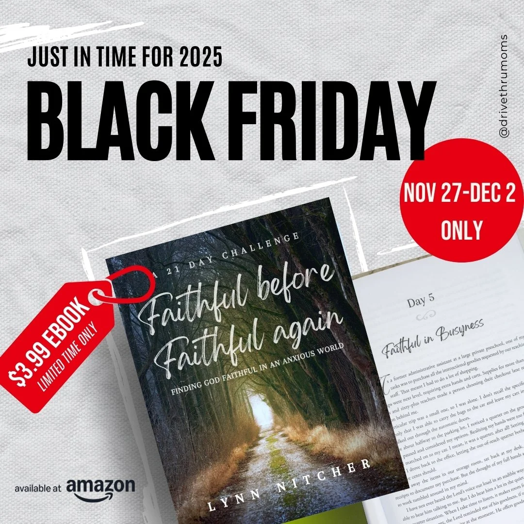 ******60 % OFF*******

Don't miss this week's #blackfriday2024 deal.  For the next few days, (WEDNESDAY, Nov. 27th - MONDAY, Dec 2nd) my 21 Day Devotional eBook, Faithful Before Faithful Again, is on @amazon is 60% off .

What a great way to grab a d