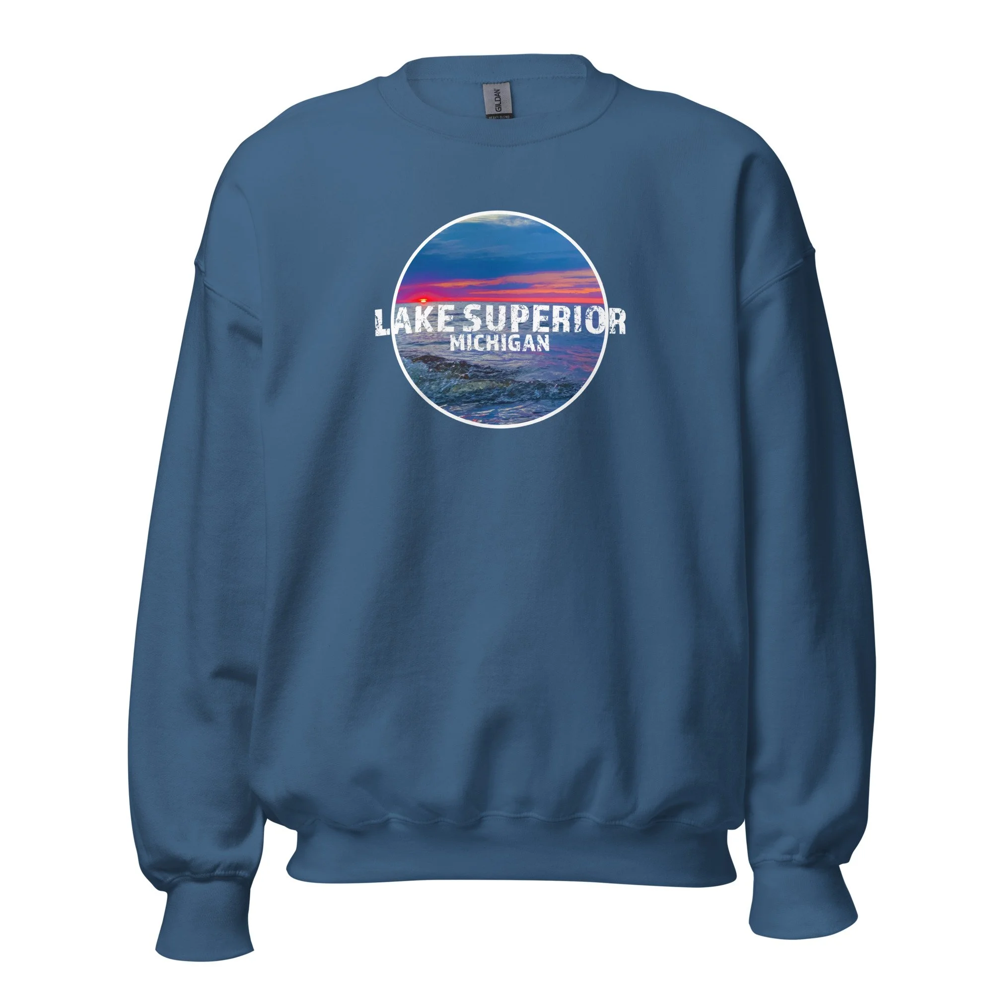 Lake Superior Michigan Sweatshirt Blue Ghost.jpg