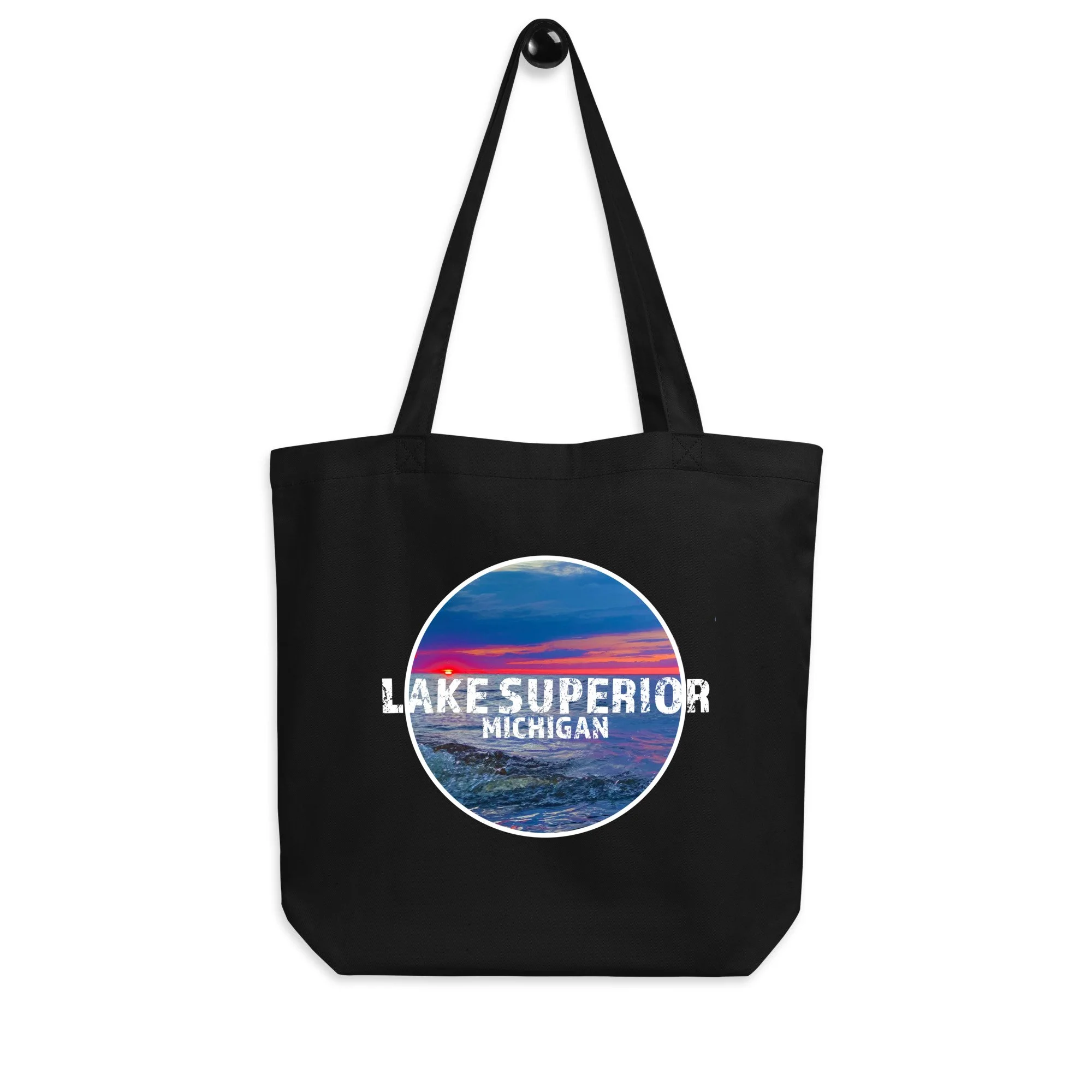 Lake Superior Michigan Organic Cotton Tote Bag